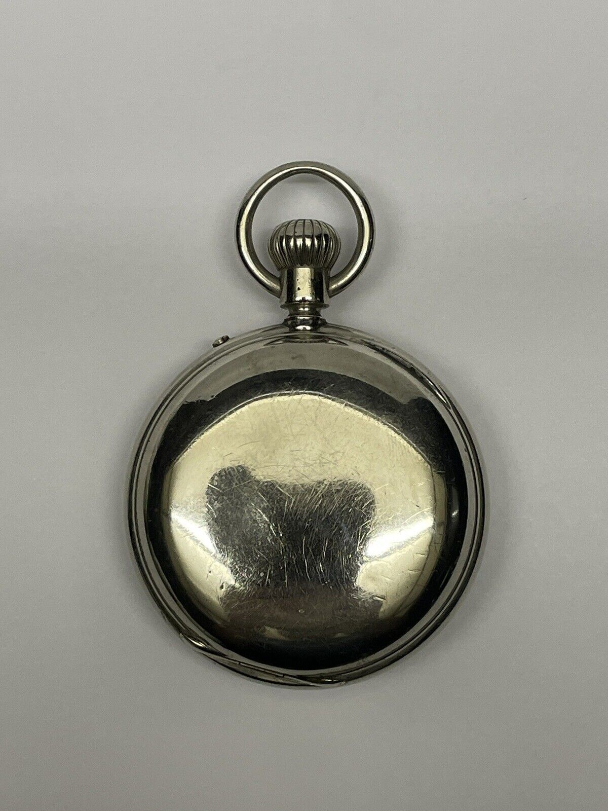 Cross and Beguelin Pocket Watch Key Wind, Runs Silver Runs Parts/Repair 1800’s