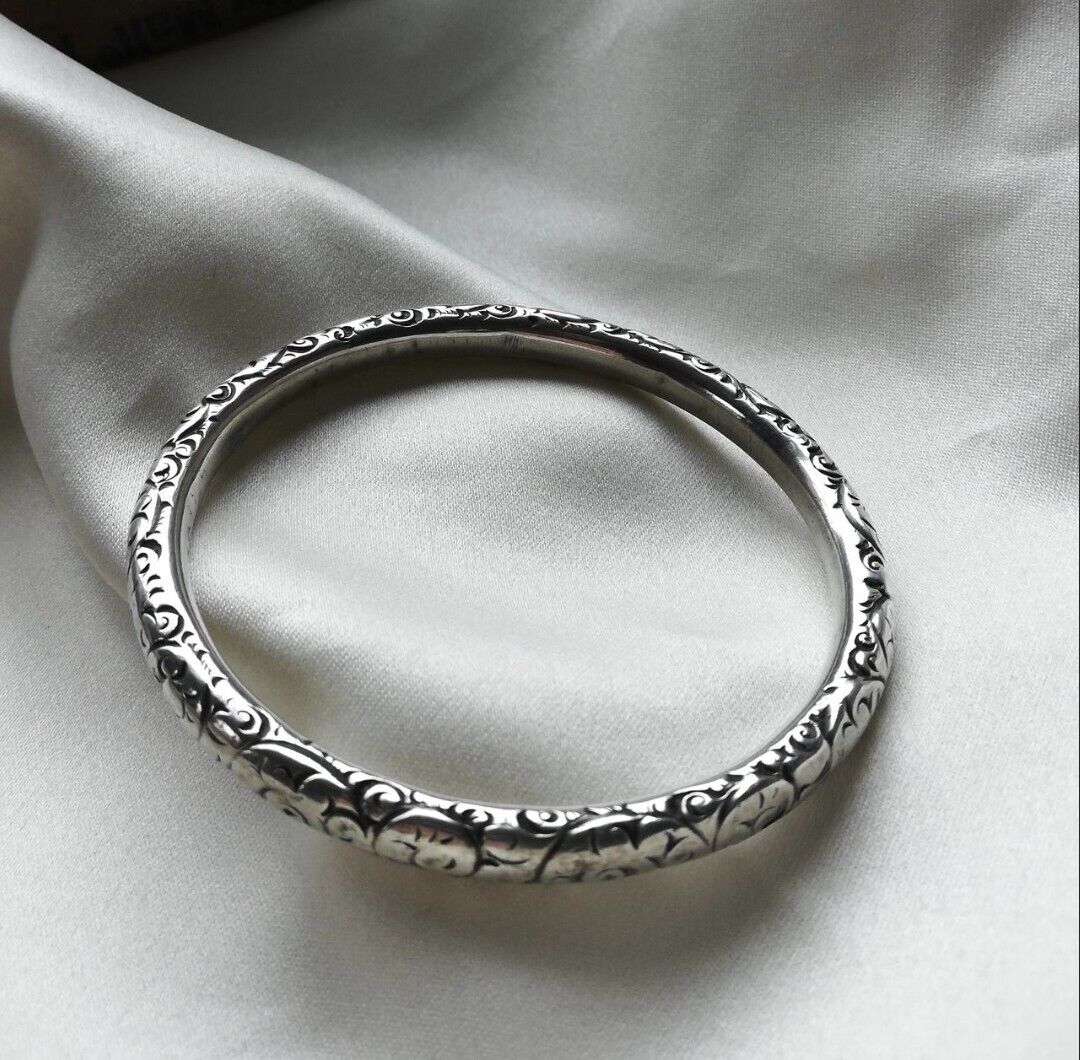 Early 1900s Sterling Silver Bangle