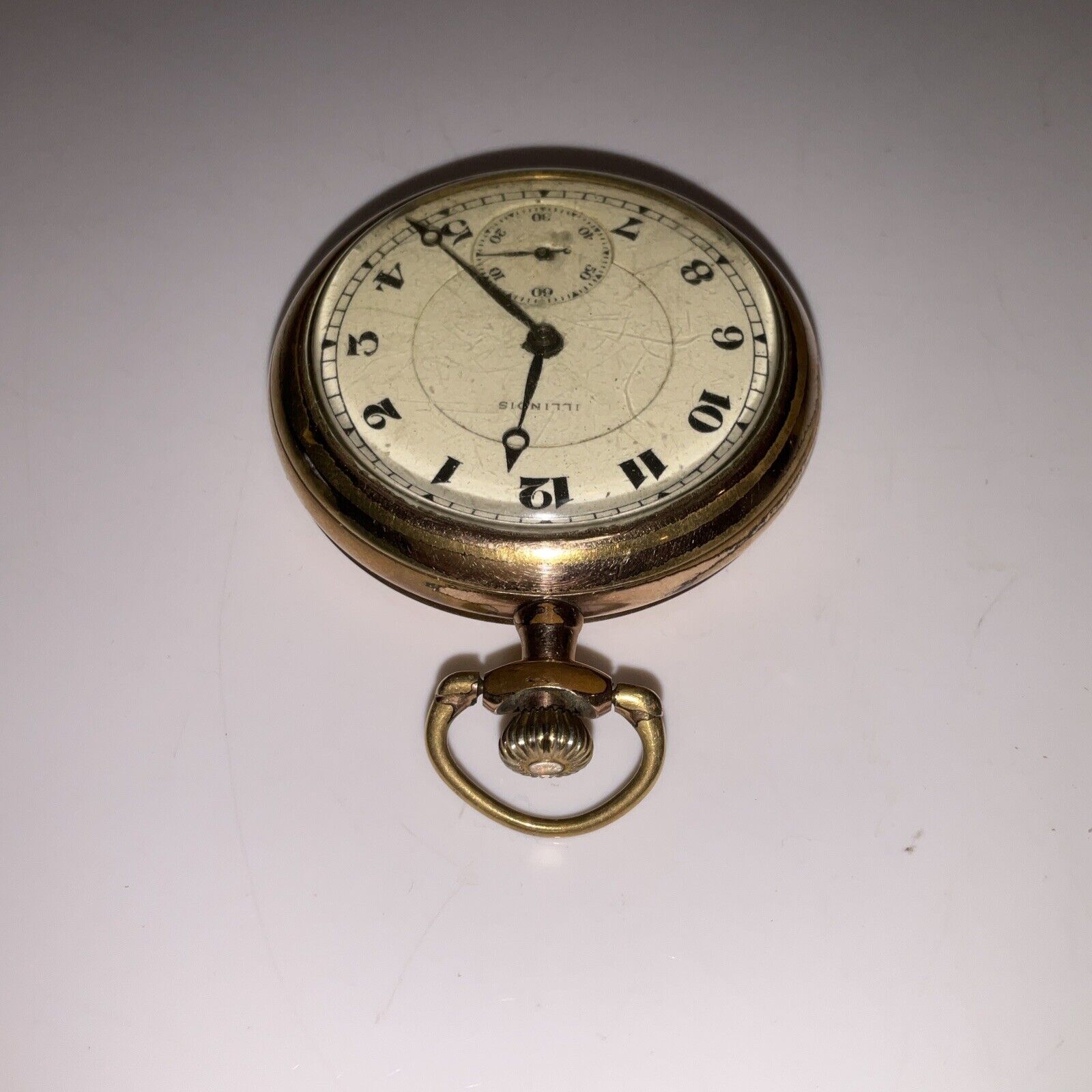 Antique ILINOIS WATCH CO.15 Jewels #2923736 Not Running As Is 1900’s