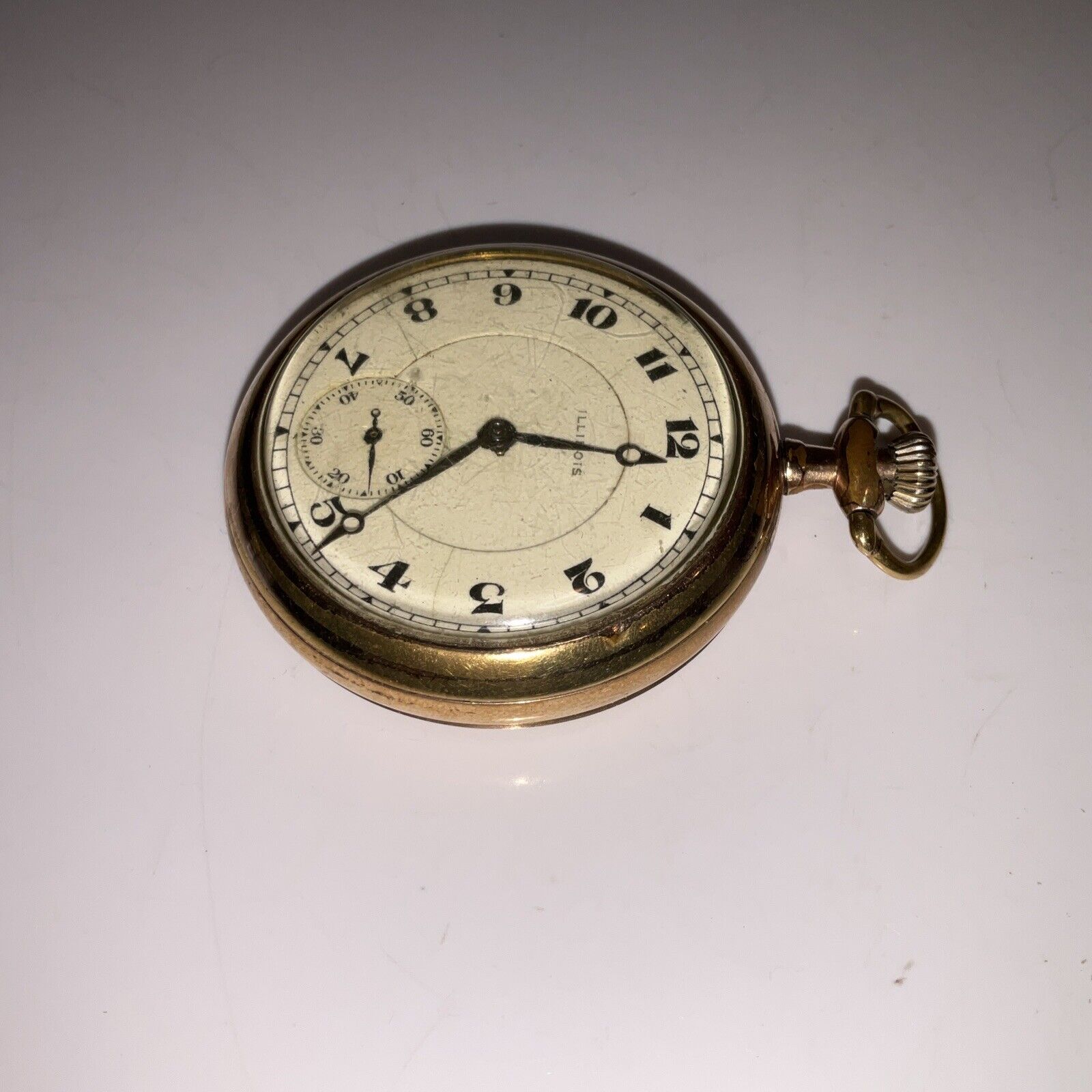 Antique ILINOIS WATCH CO.15 Jewels #2923736 Not Running As Is 1900’s