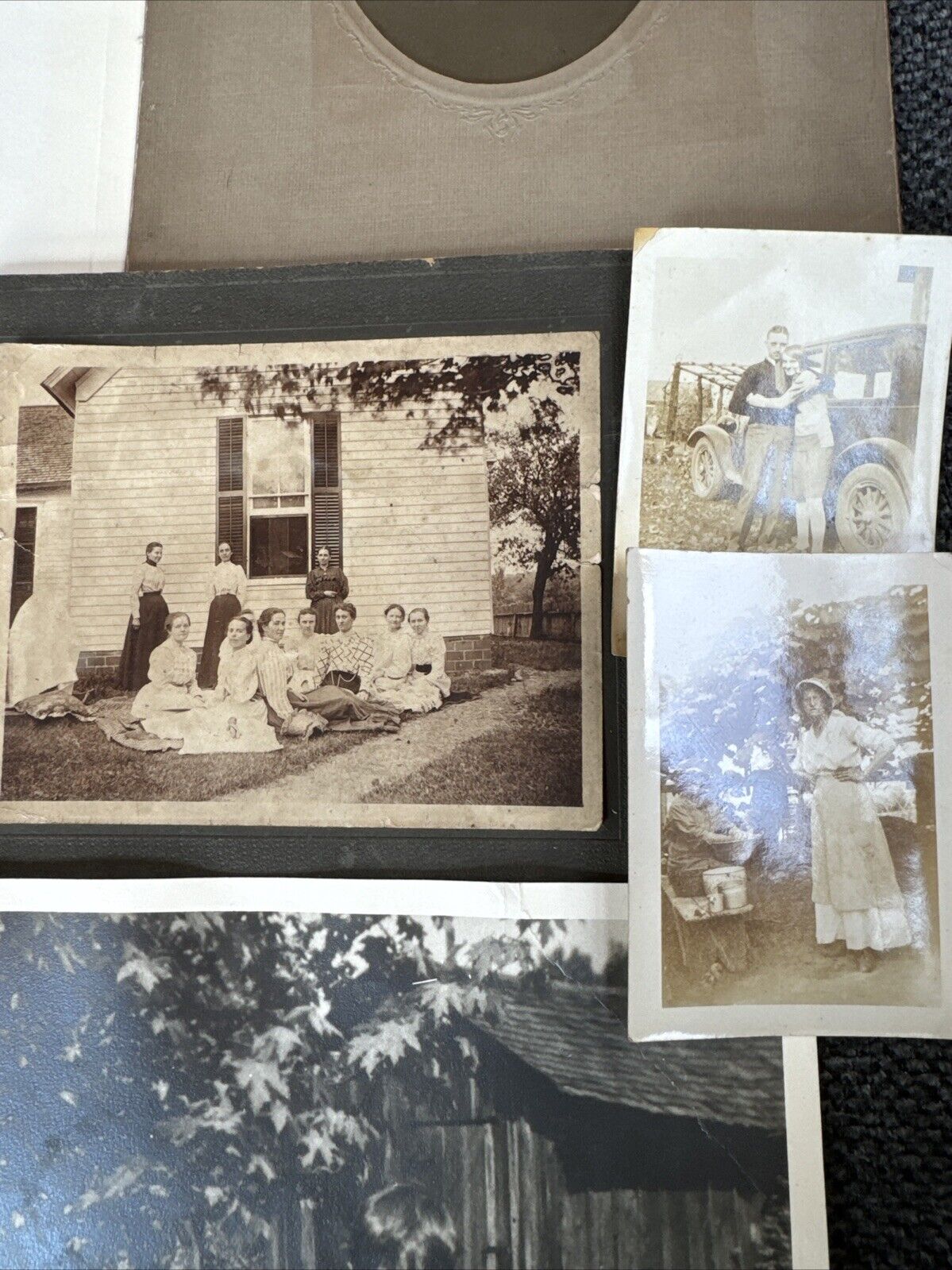 Lot/33 Old Photographs Antique Vintage Black & White Photos 1800’s, ‘54, ‘64 Etc
