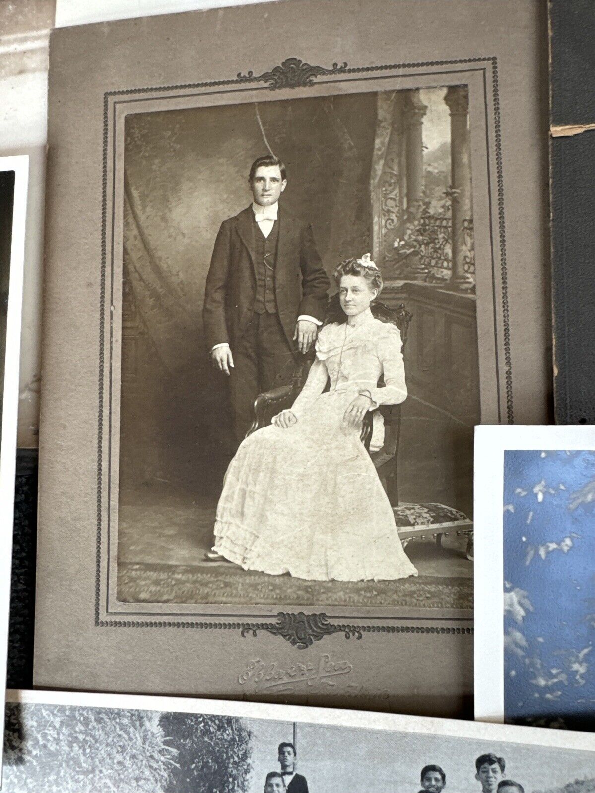 Lot/33 Old Photographs Antique Vintage Black & White Photos 1800’s, ‘54, ‘64 Etc