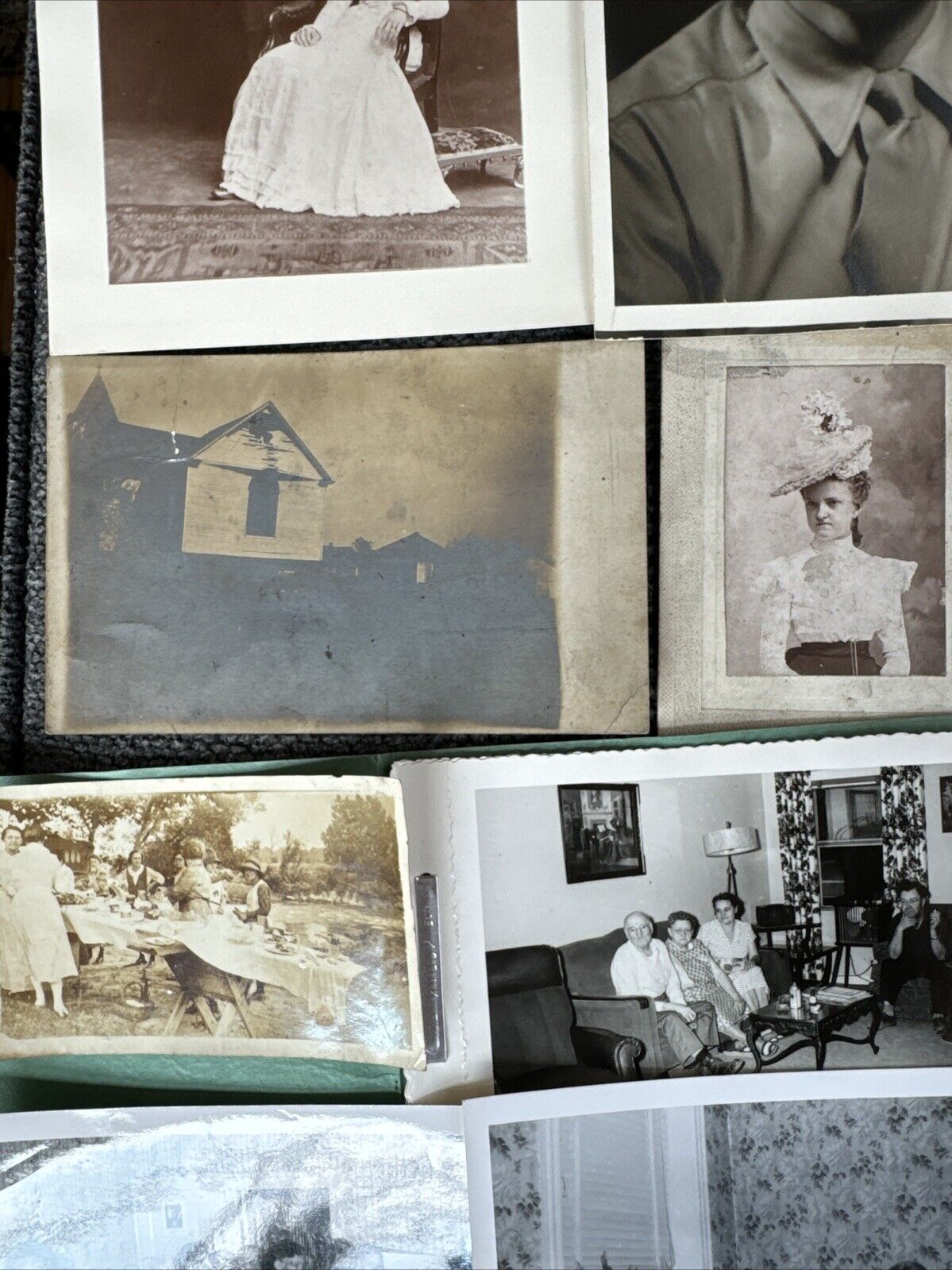 Lot/33 Old Photographs Antique Vintage Black & White Photos 1800’s, ‘54, ‘64 Etc