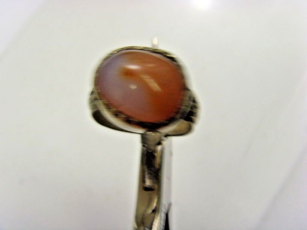 1700s antique Islamic Nomads tribal ring 9 size central Asia religious 48228