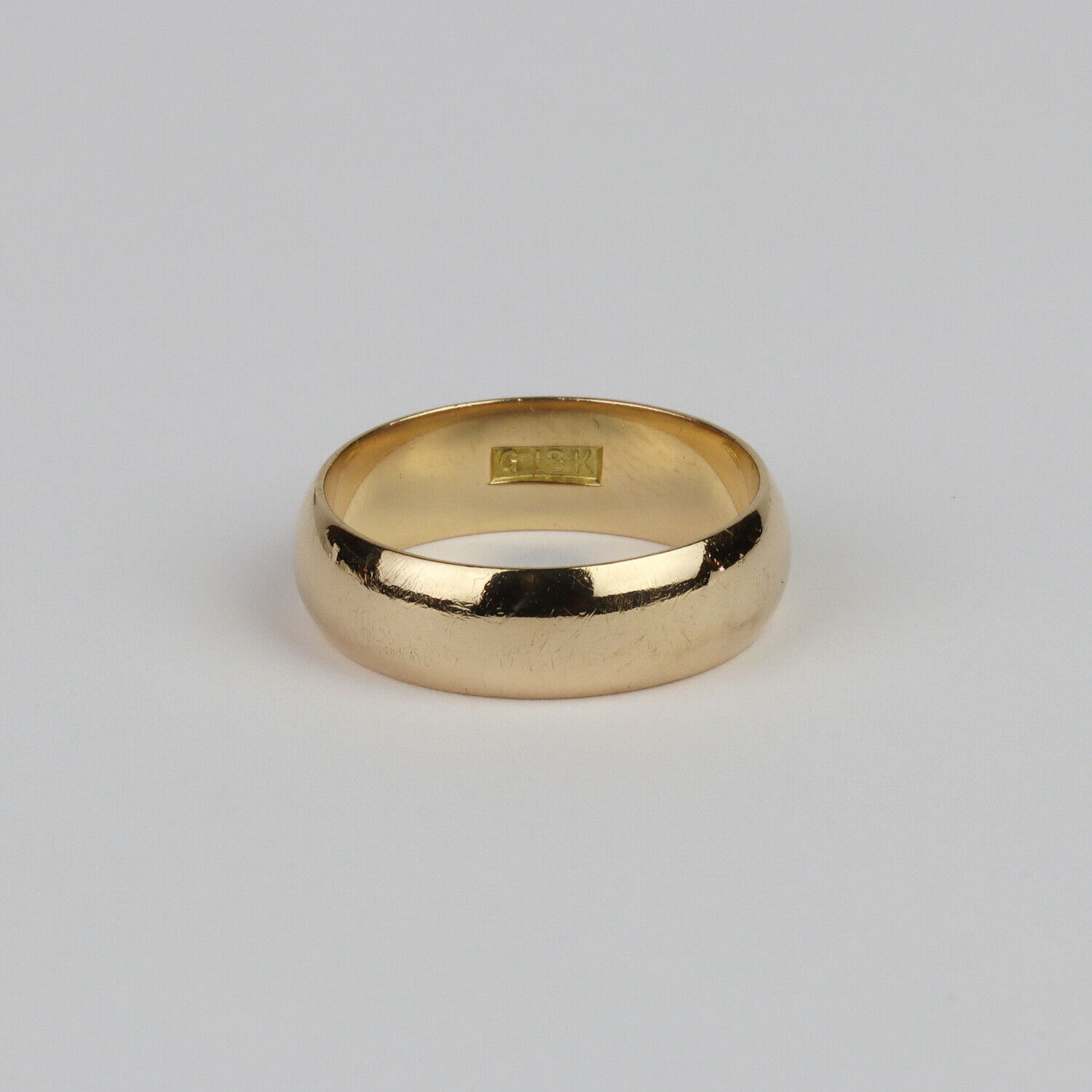 Antique (1900's) 18k Yellow Gold Women's Wide Band Ring Size 6