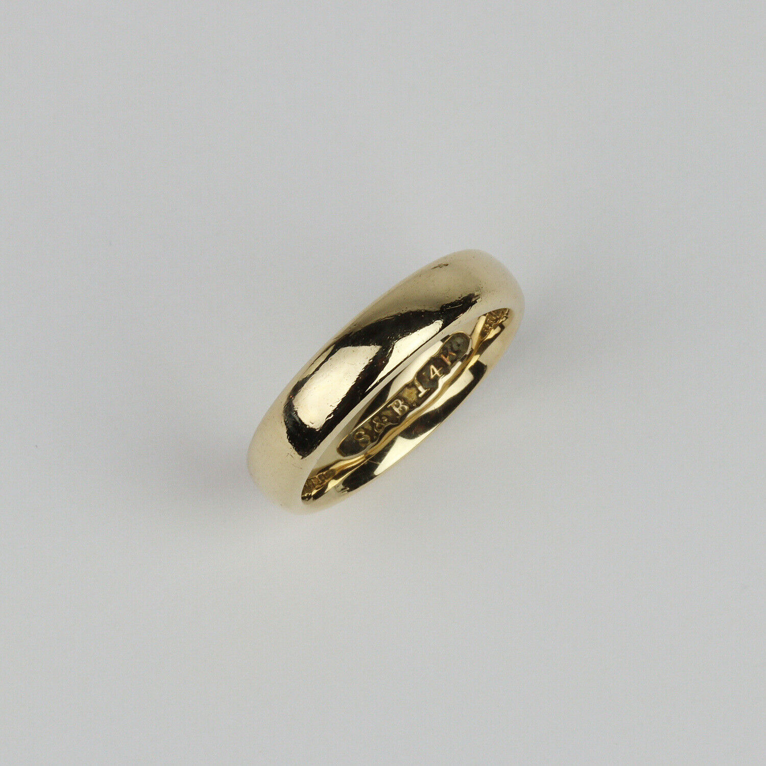 Antique (1900s) 14k Yellow Gold Women's 4mm Band Ring Size 6
