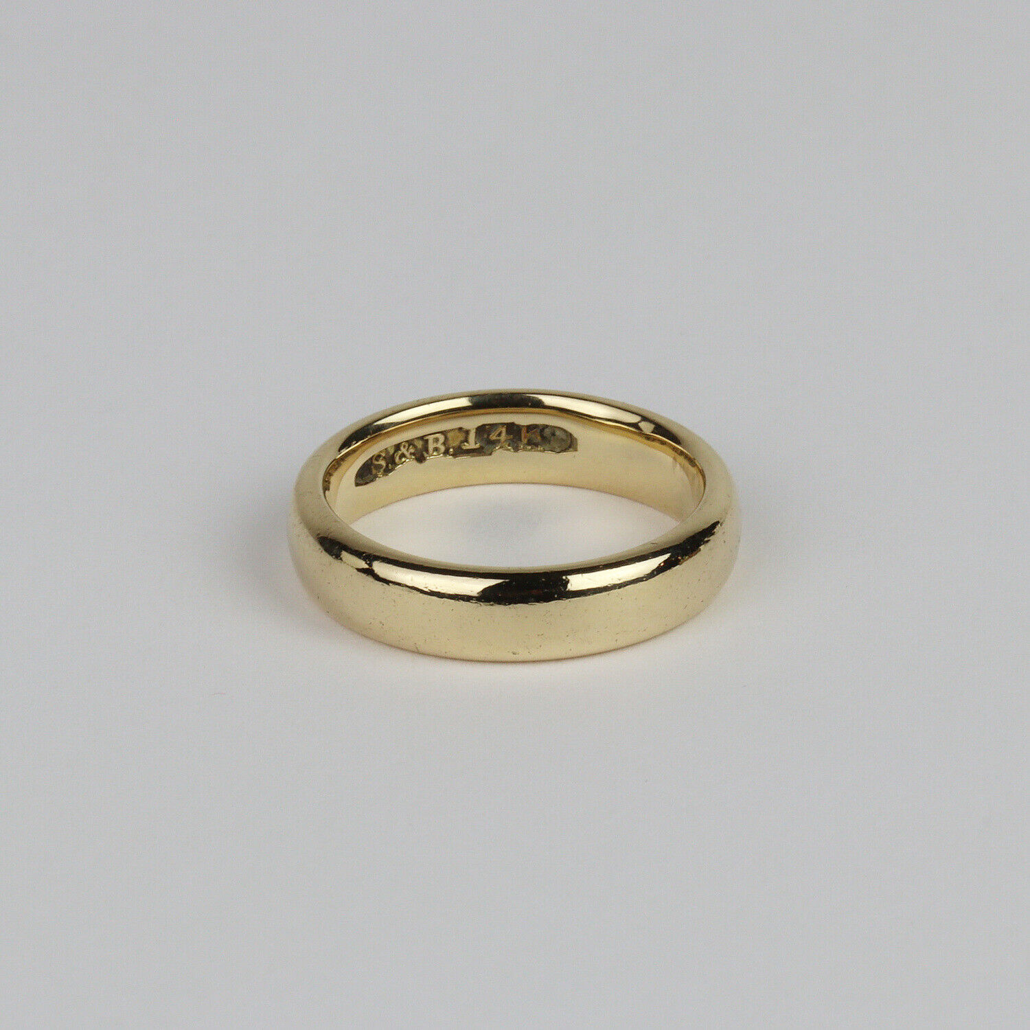 Antique (1900s) 14k Yellow Gold Women's 4mm Band Ring Size 6