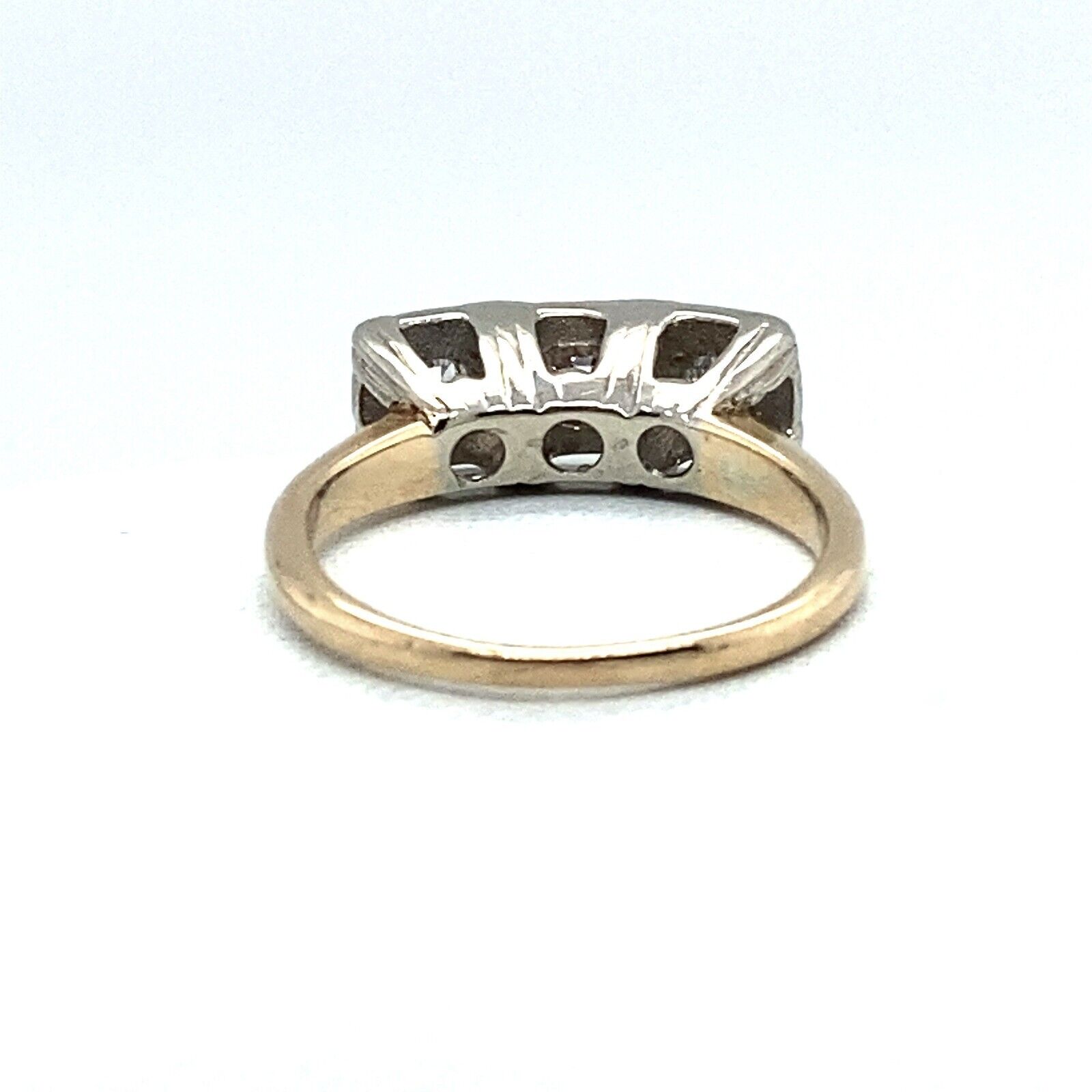 Beautiful Antique 1900's .50CT Mine Cut Diamond Band