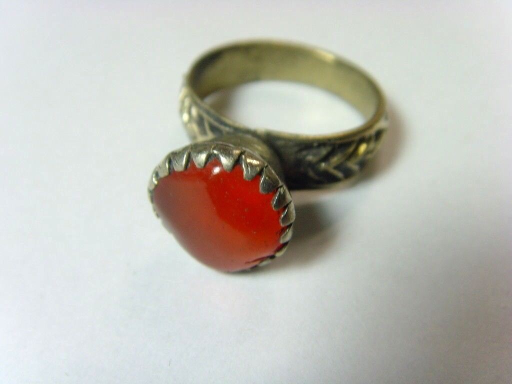 1700s antique Bedouin Nomads tribal ring 6.5 SZ dagestan religious islamic 50197