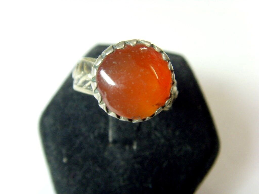 1700s antique Bedouin Nomads tribal ring 6.5 SZ dagestan religious islamic 50197