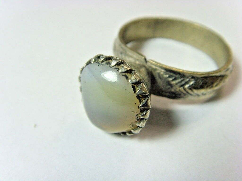 1700s antique Bedouin Nomads tribal ring 10 SZ dagestan religious islamic 50199