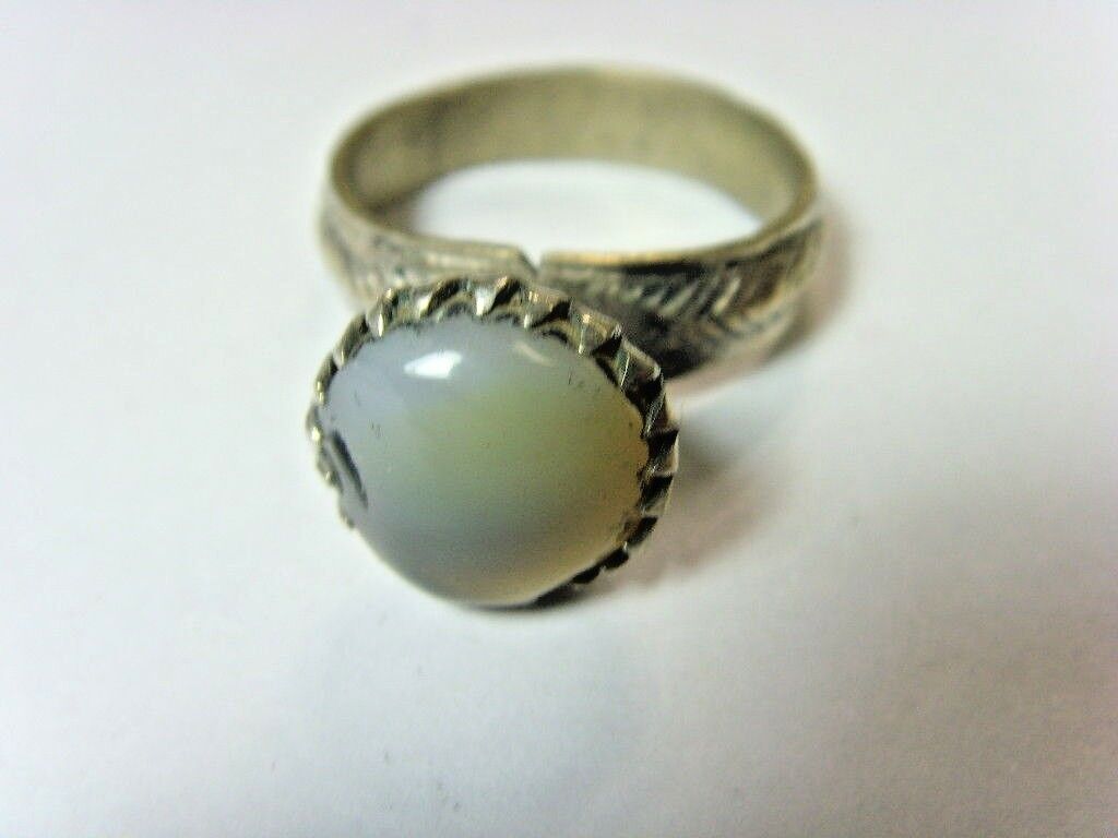 1700s antique Bedouin Nomads tribal ring 10 SZ dagestan religious islamic 50199
