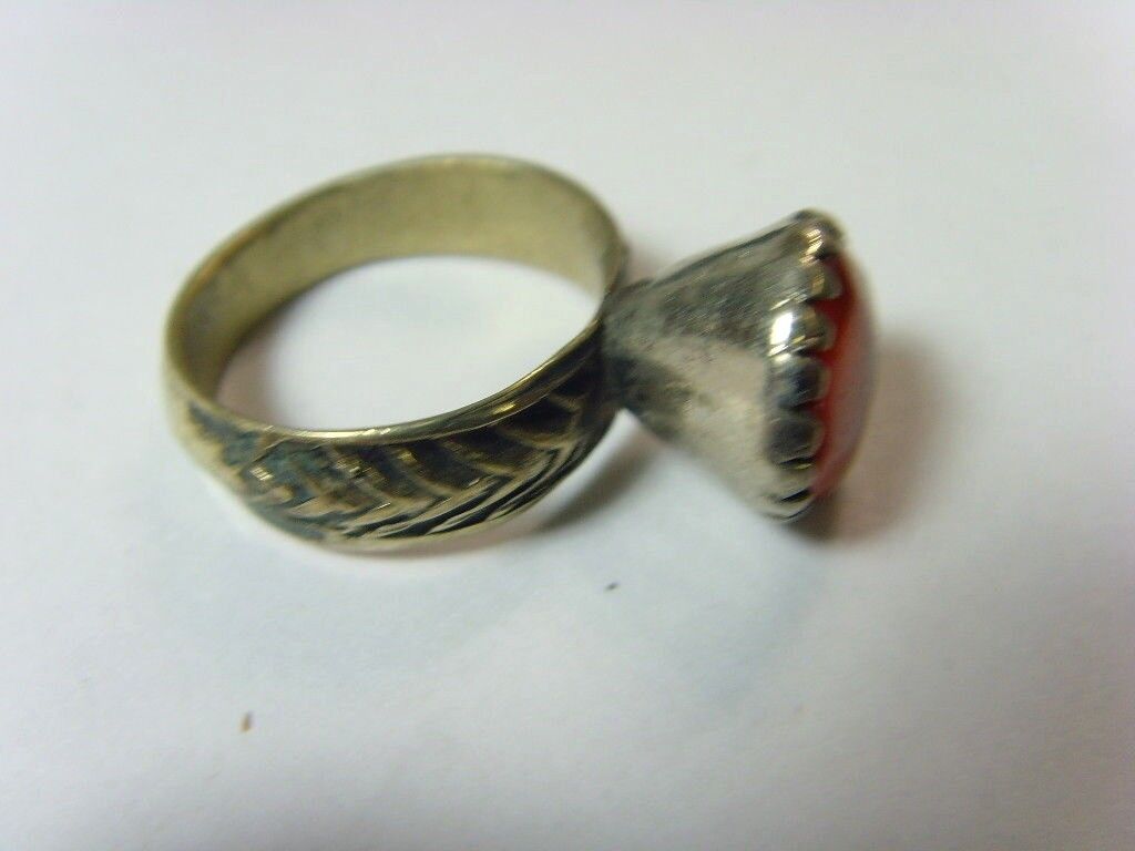 1700s antique Bedouin Nomads tribal ring 6.5 SZ dagestan religious islamic 50197