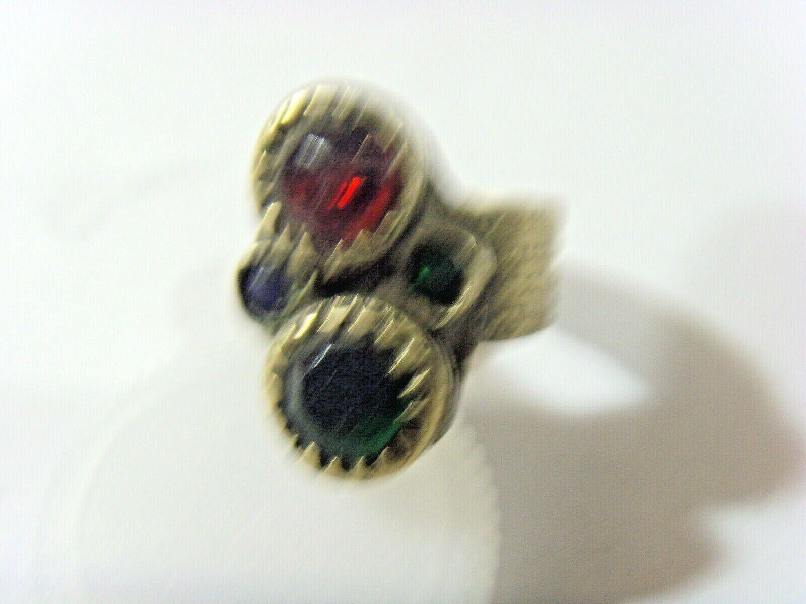 1700s antique tribal wedding ring sz 9.5 central Asia artifact ref fest 51015