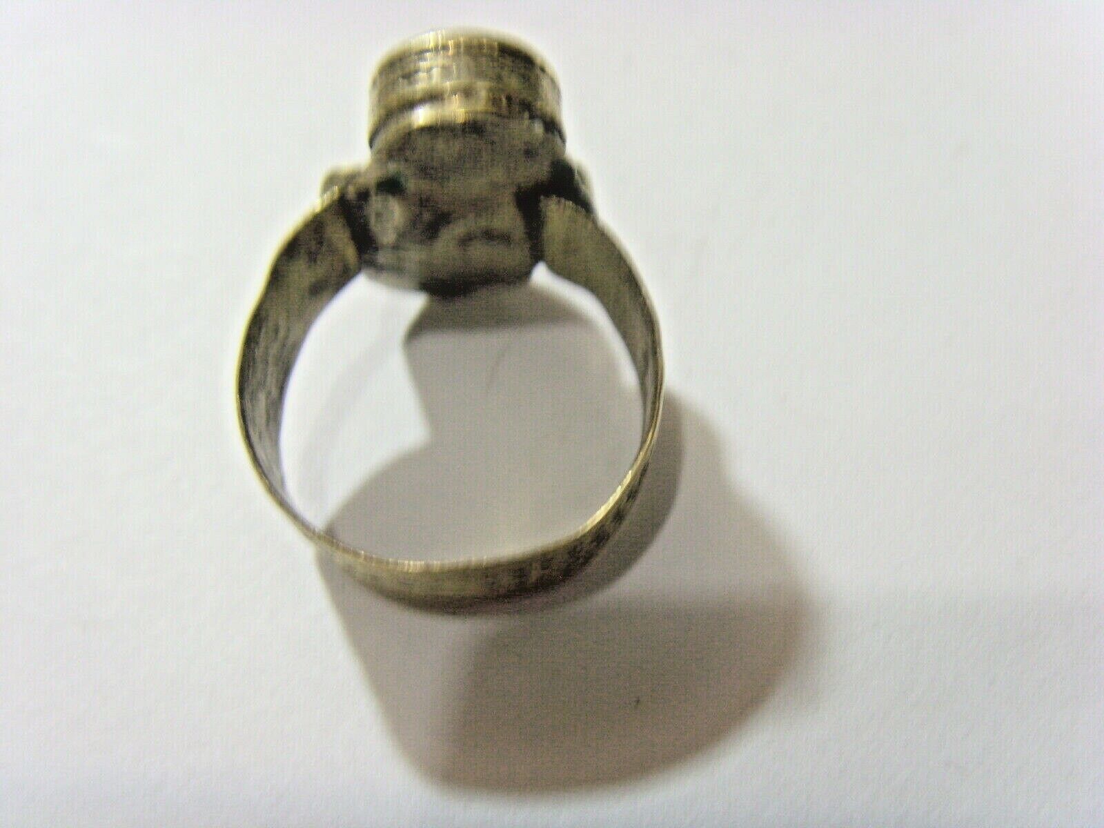 1700s antique tribal wedding ring sz 9.5 central Asia artifact ref fest 51015