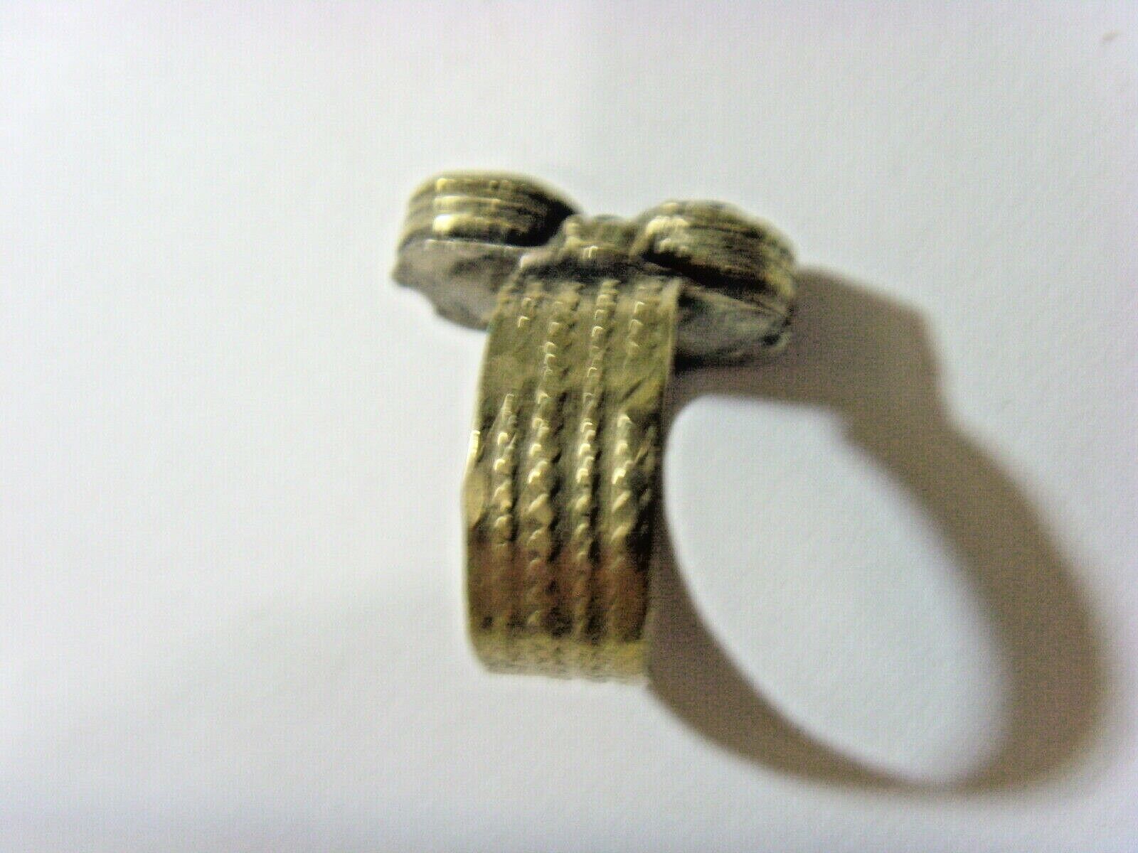 1700s antique tribal wedding ring sz 9.5 central Asia artifact ref fest 51015