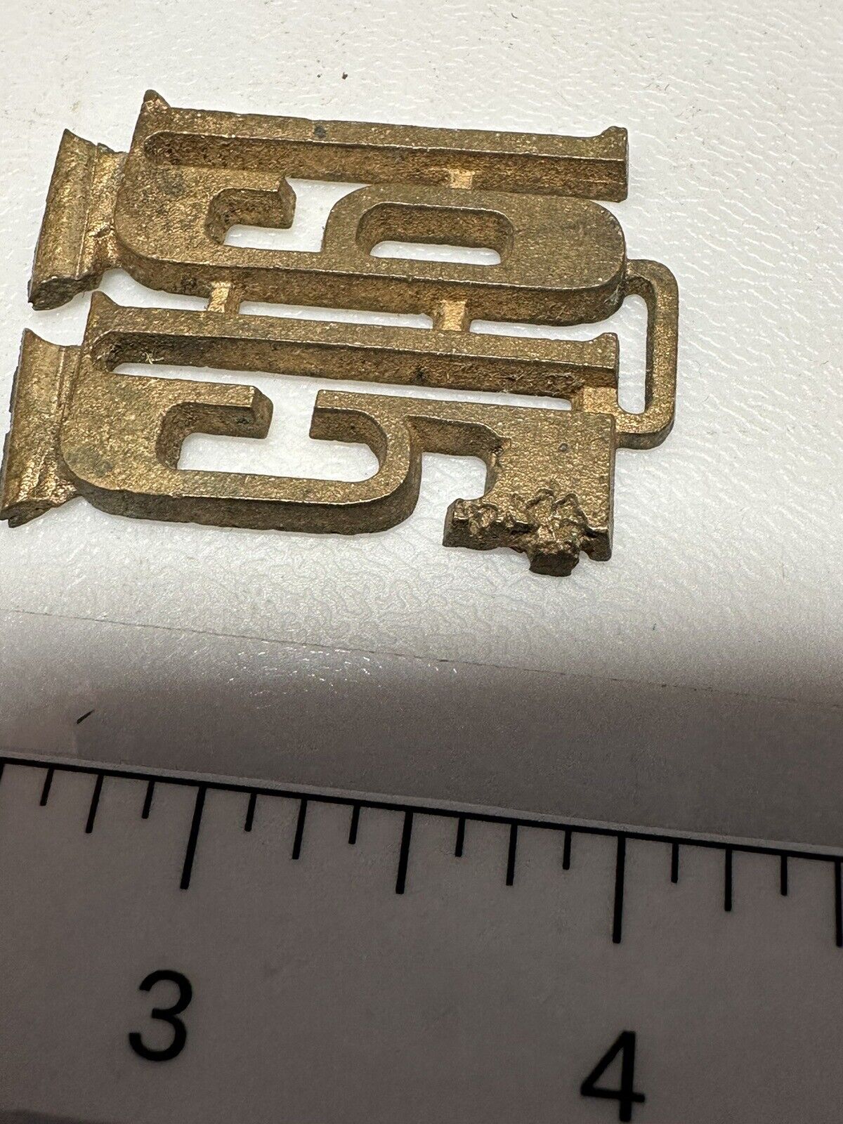 Vintage 1915 Year Date Numbers History Time Early 1900s Metal Watch Fob