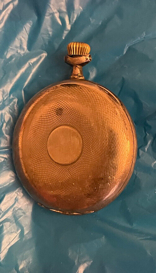 Silver Omega OpenFace Antique Pocket watch, c1900's. Arabic Numerals