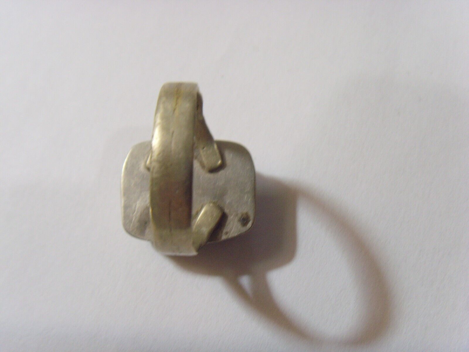 1800s antique nomadic tribal Black Nobility Onyx ring 11 size 52276