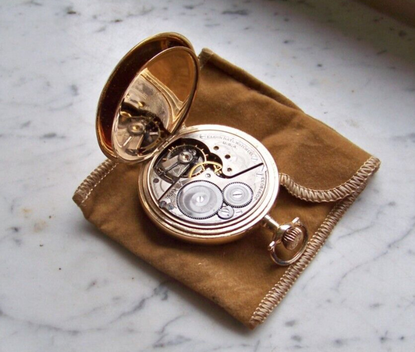 Early 1900's Elgin 16 Size U. S. Navy Pocket Watch