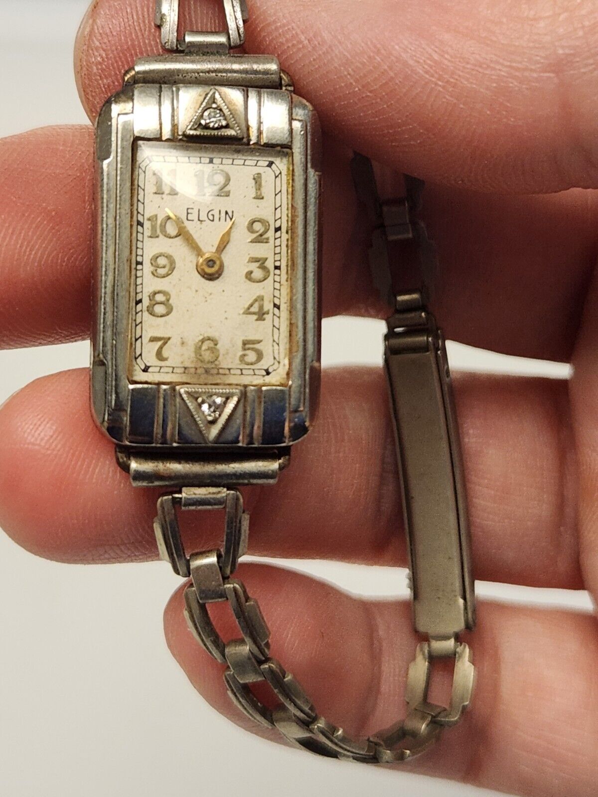 Antique Elgin Wristwatch 10k Rolled Gold Pioneer *NOT WORKING*