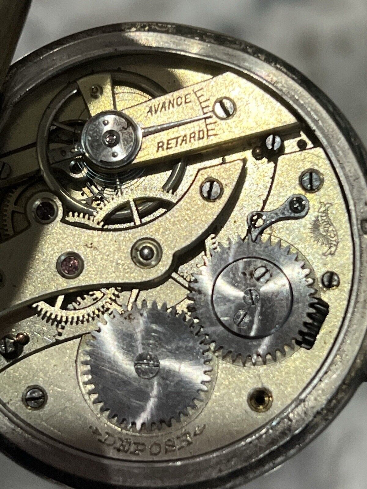 1900s Antique Solid 800 Silver Cased Victoria EJ Depose Pocket Watch