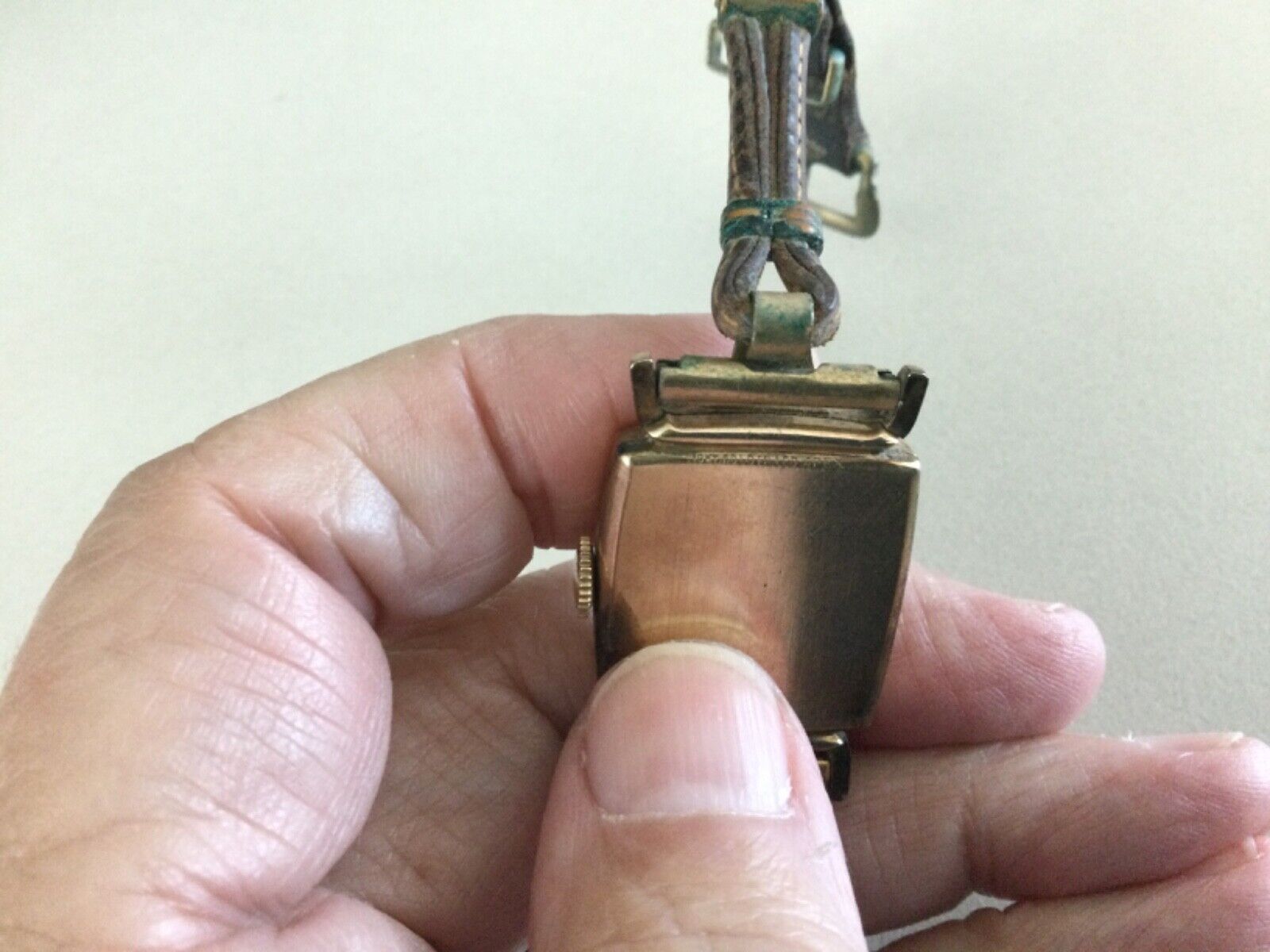 Estate Rare Gotham 10k Gold Filled Manual Wind Man's Watch 1900's