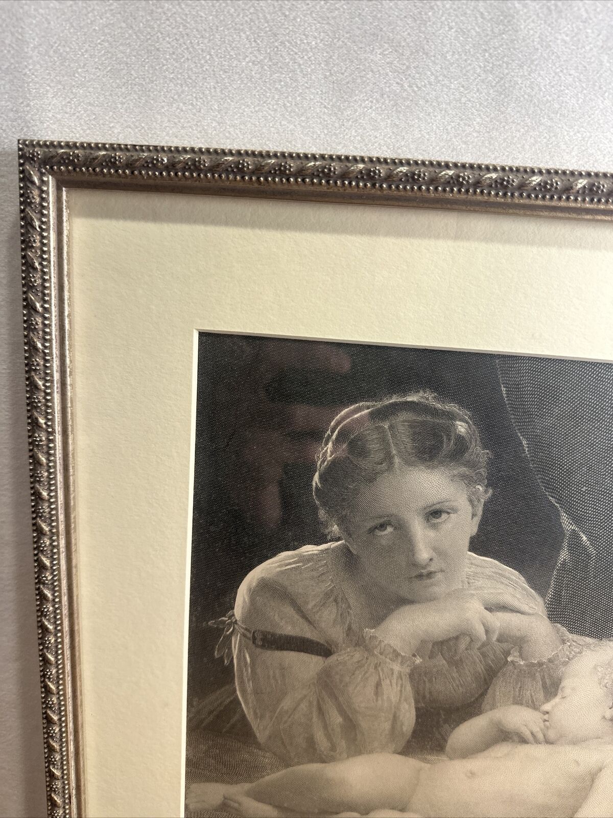 Outstanding 1900s BOUGUEREAU Engraving “Watch And Ward” New York D Appleton