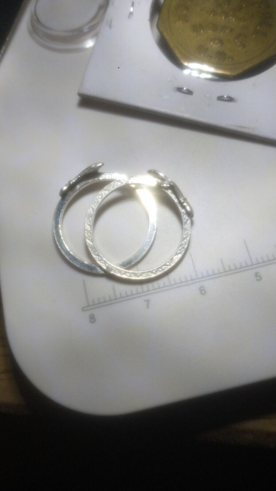 Late 1800's Early 1900's Rare Vintage sterling silver ring 925 for women