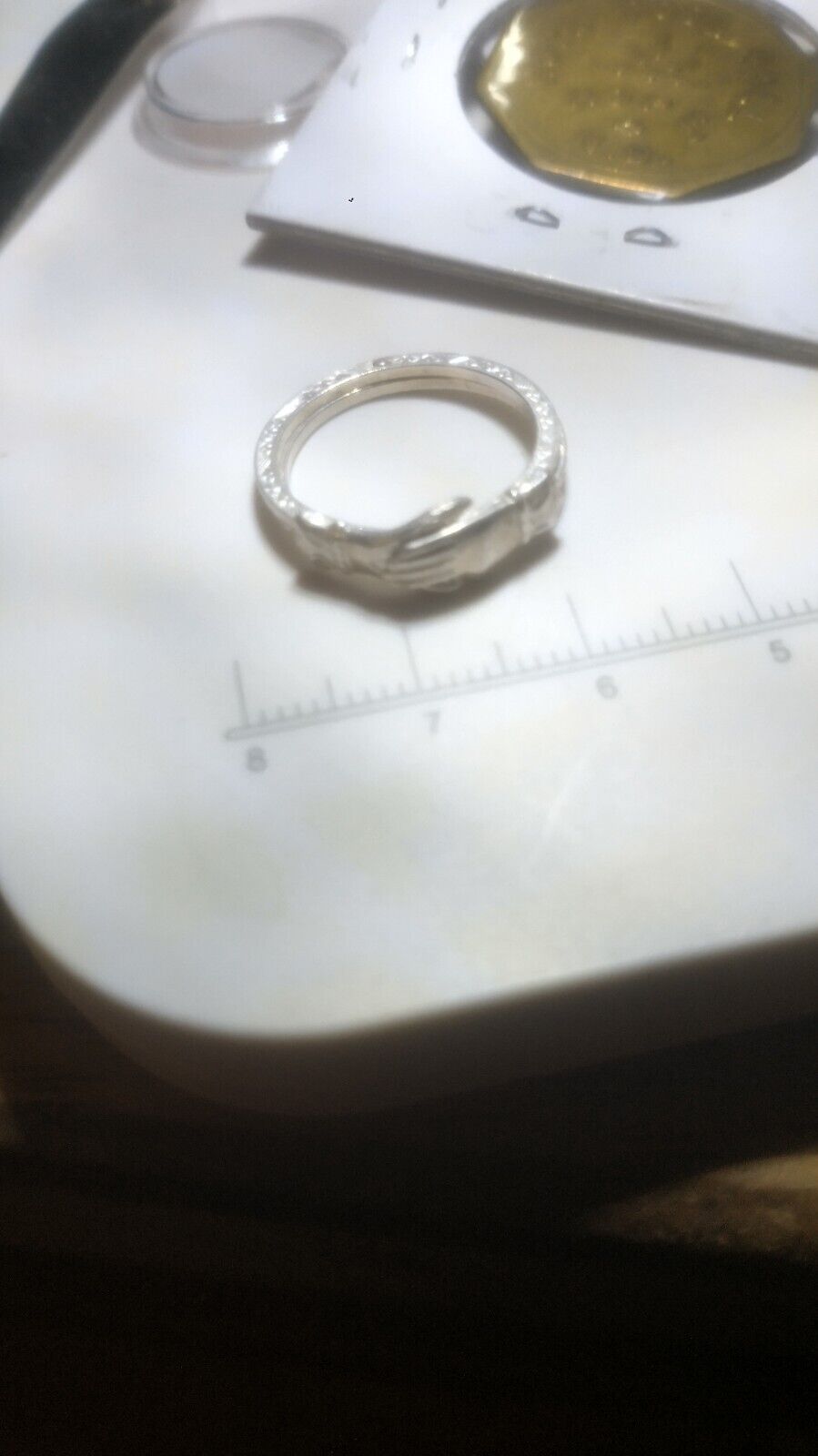 Late 1800's Early 1900's Rare Vintage sterling silver ring 925 for women