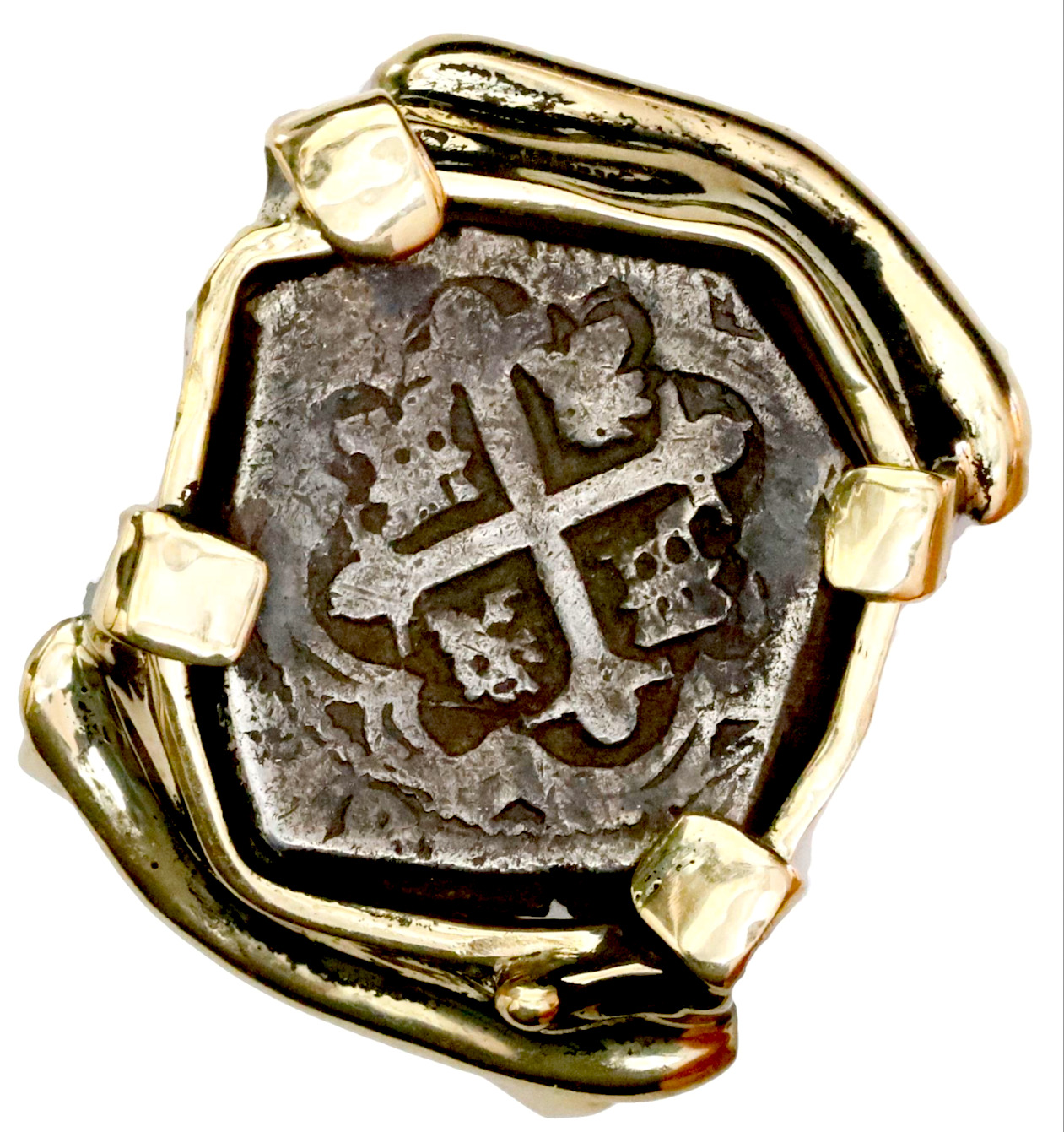MEXICO 1700 RING "LA MESETA" FLEET  PIRATE GOLD COINS SHIPWRECK JEWELRY TREASURE