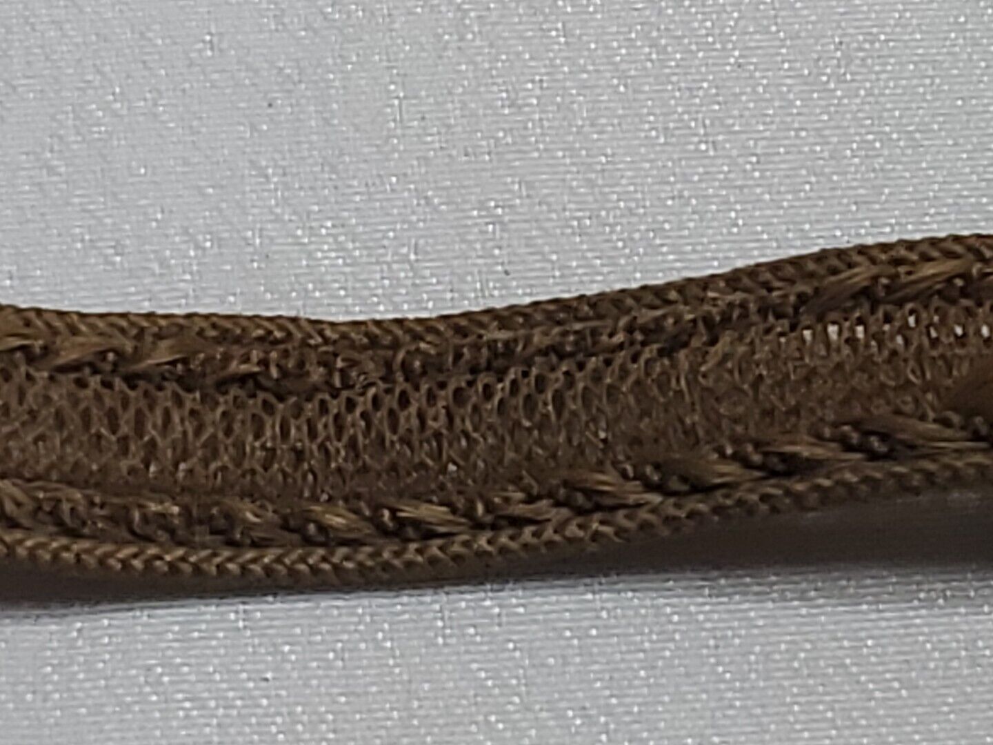 Antique 1800'S MOURNING HAIR BRACELET JEWELRY MEMENTO VICTORIAN FUNERAL 7"