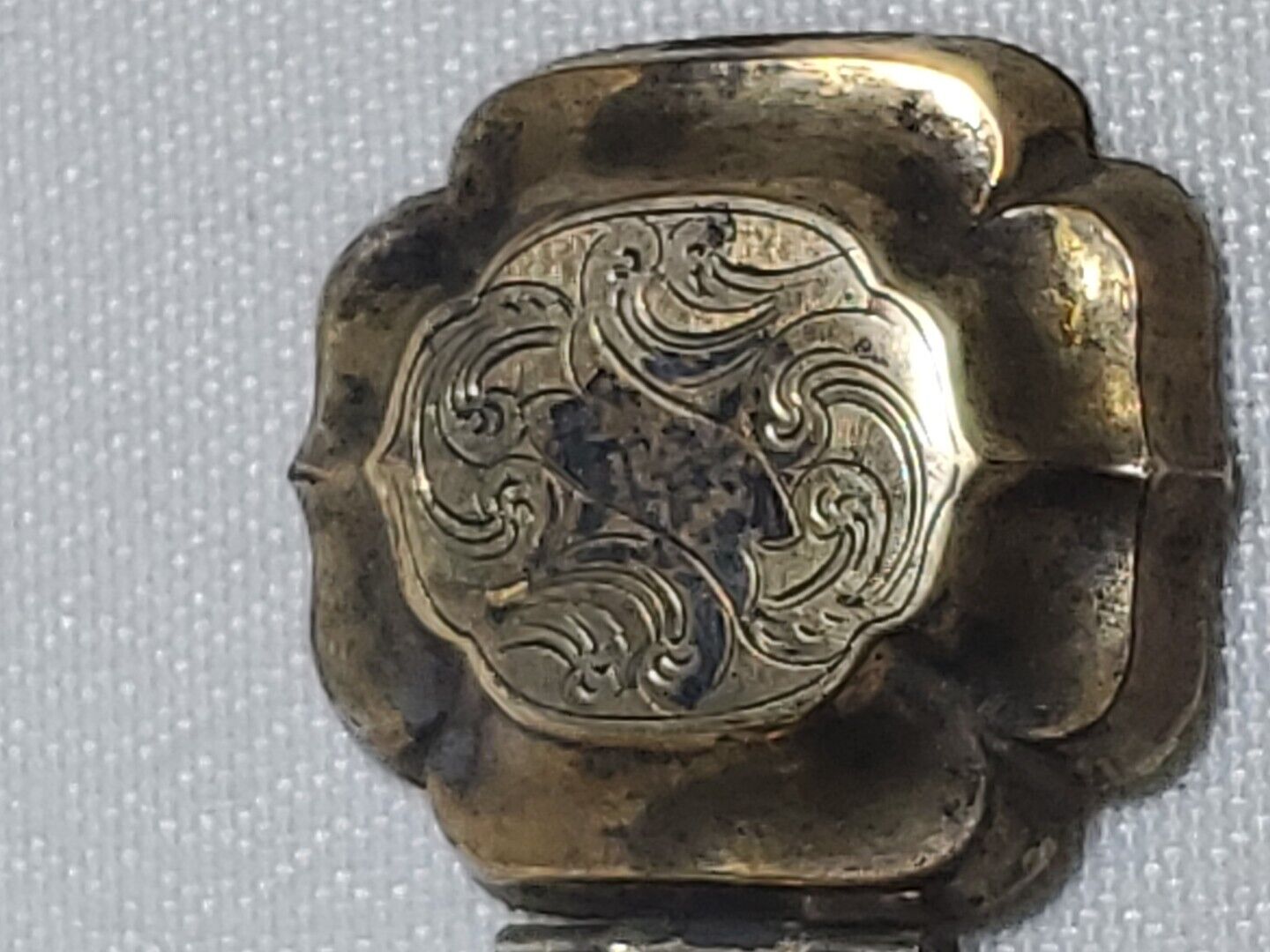 Antique 1800'S MOURNING HAIR BRACELET JEWELRY MEMENTO VICTORIAN FUNERAL 7"