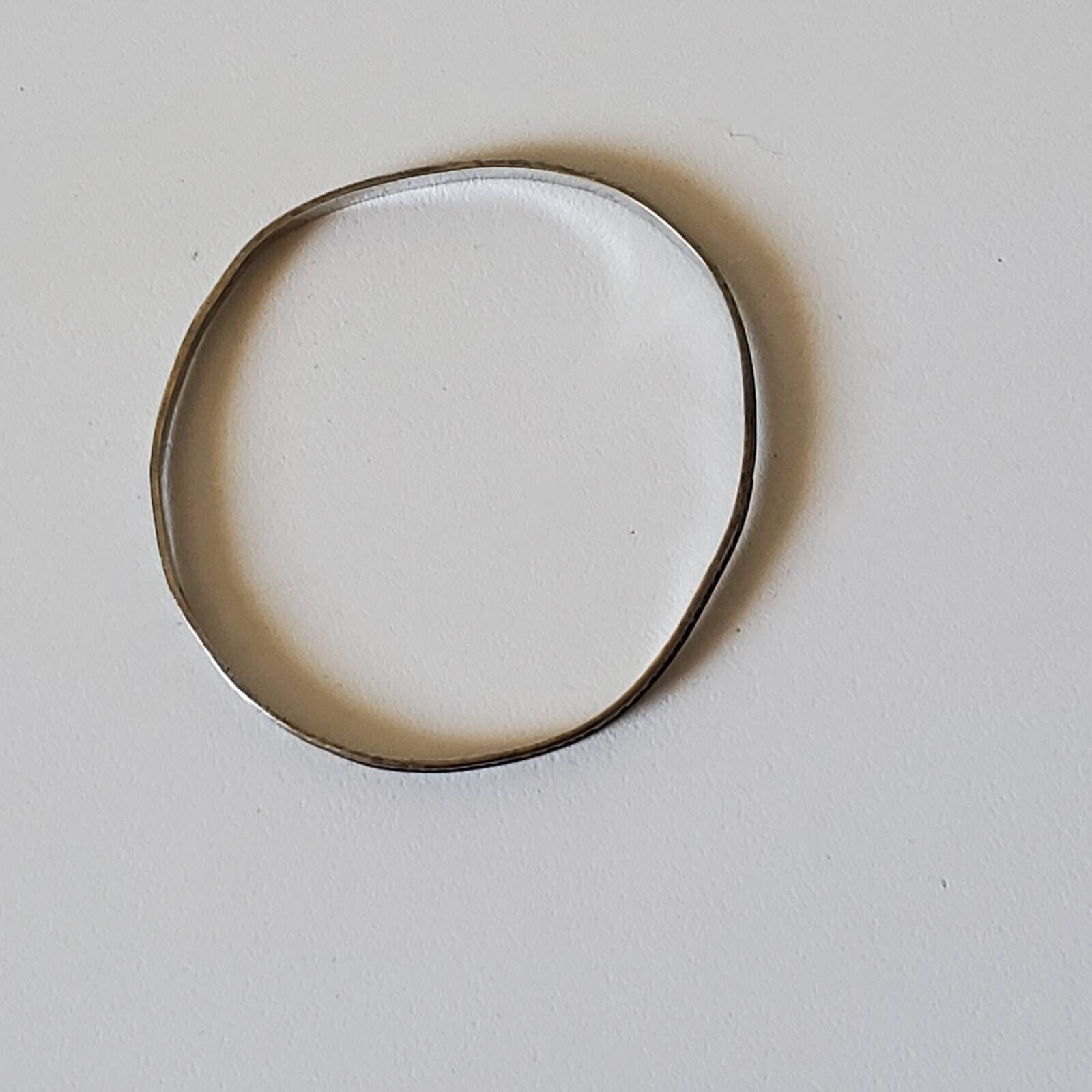 Antique Nathan & Hayes? Silver Bangle Bracelet Art Nouveau 1900s England Small
