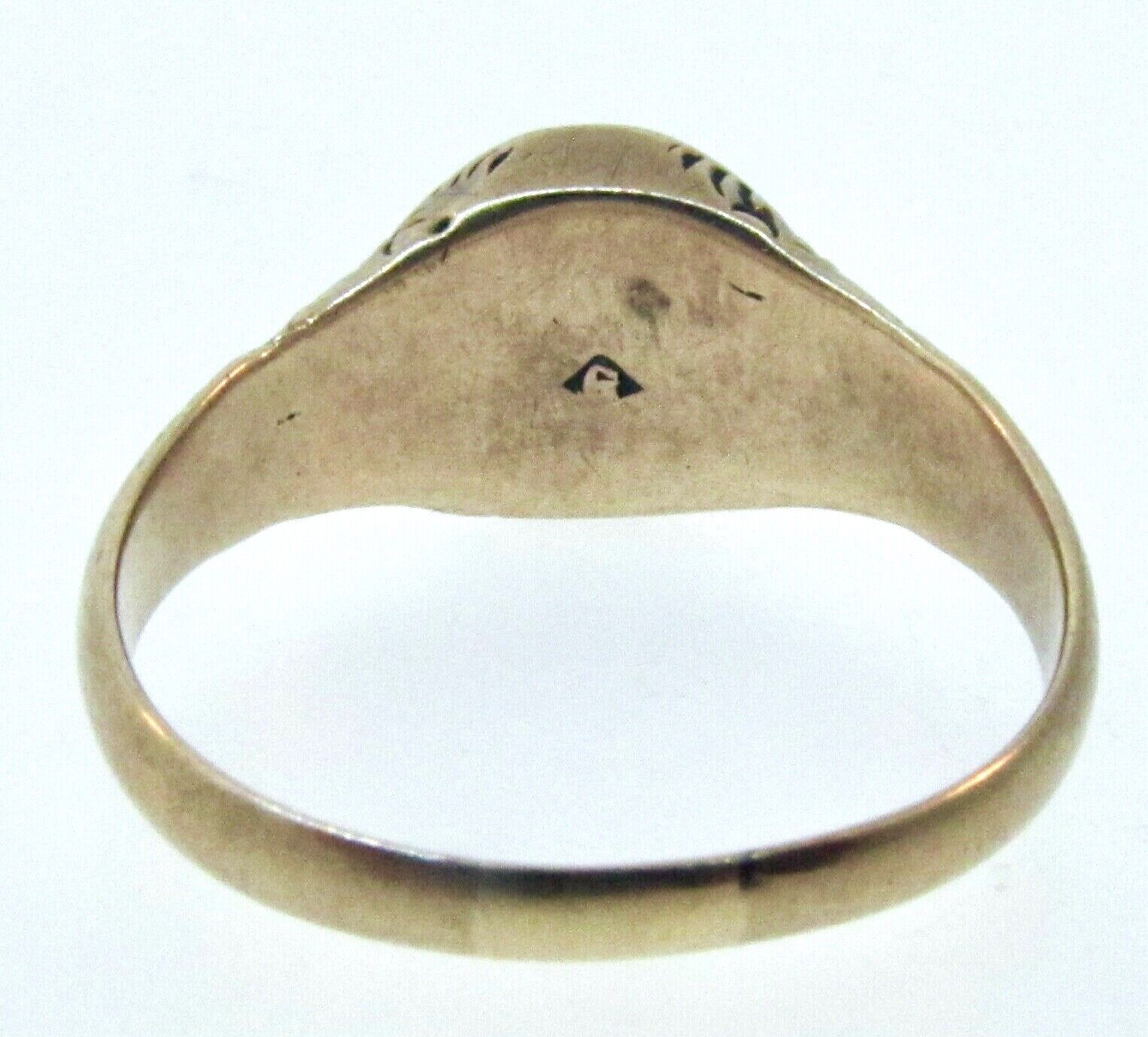 Victorian 1800's 8k Rose Gold Signet Ring
