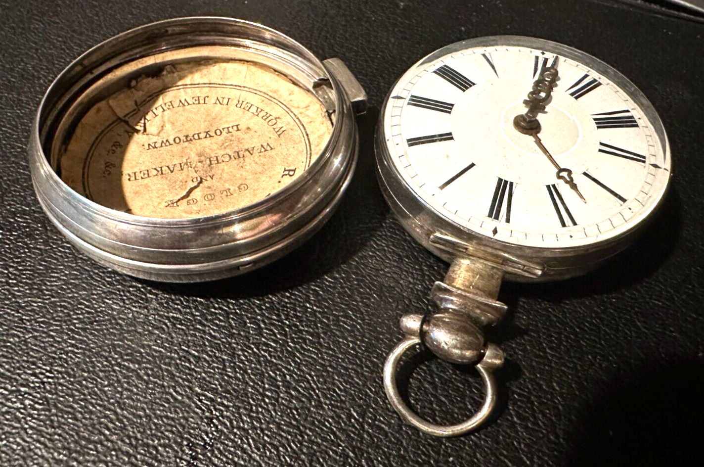 Pair Case Fusee Silver  pocket watch early 1800s