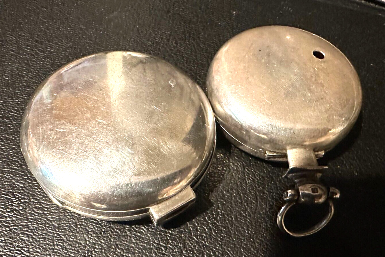 Pair Case Fusee Silver  pocket watch early 1800s