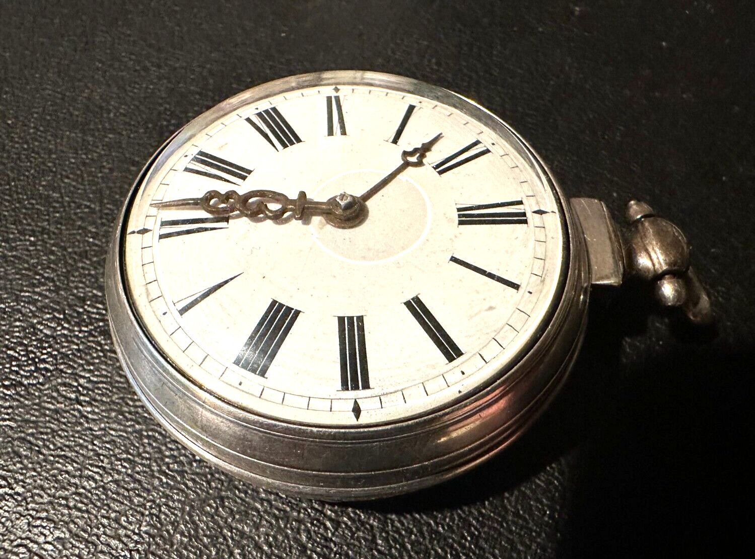 Pair Case Fusee Silver  pocket watch early 1800s