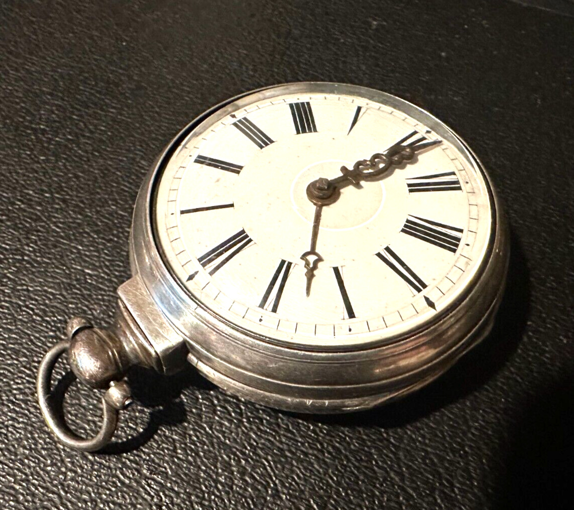 Pair Case Fusee Silver  pocket watch early 1800s