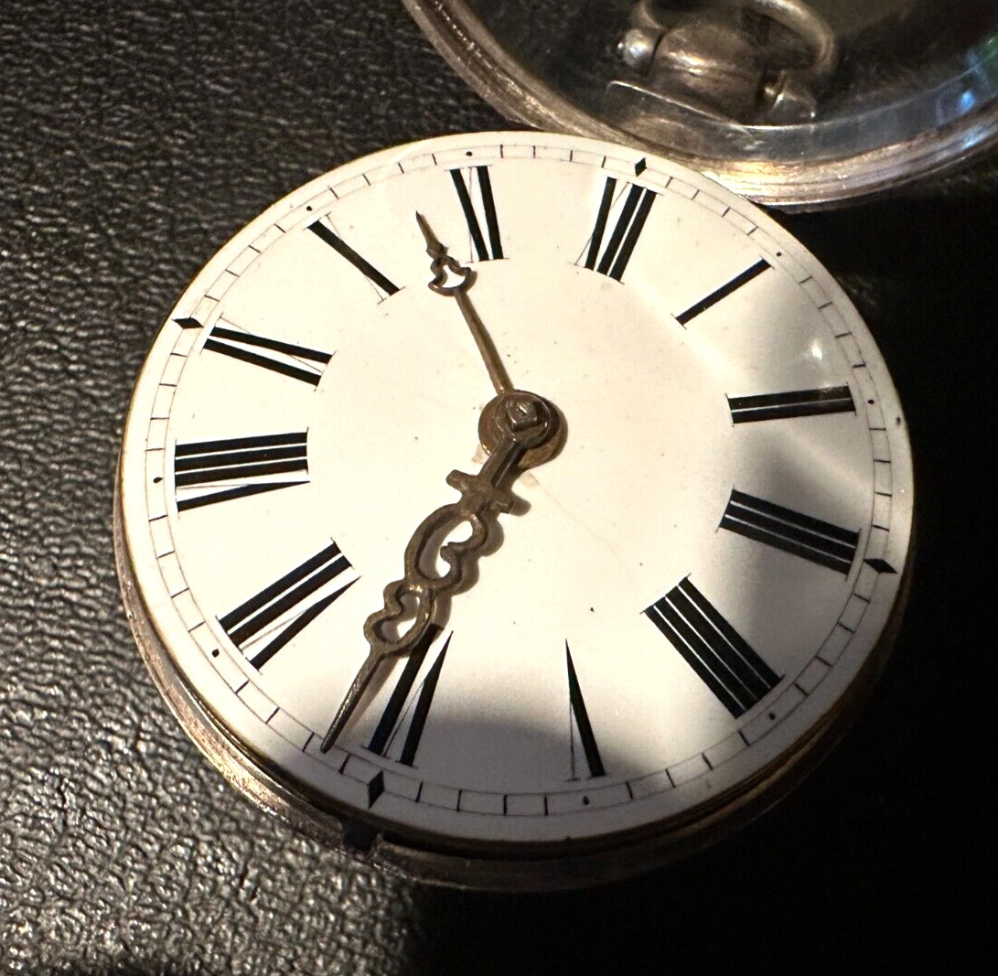 Pair Case Fusee Silver  pocket watch early 1800s