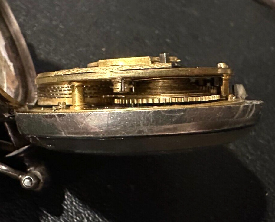 Pair Case Fusee Silver  pocket watch early 1800s