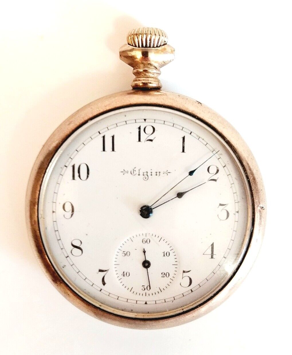 Antique Elgin Pocket Watch Circa 1800s NEEDS REPAIR PARTS 8613246