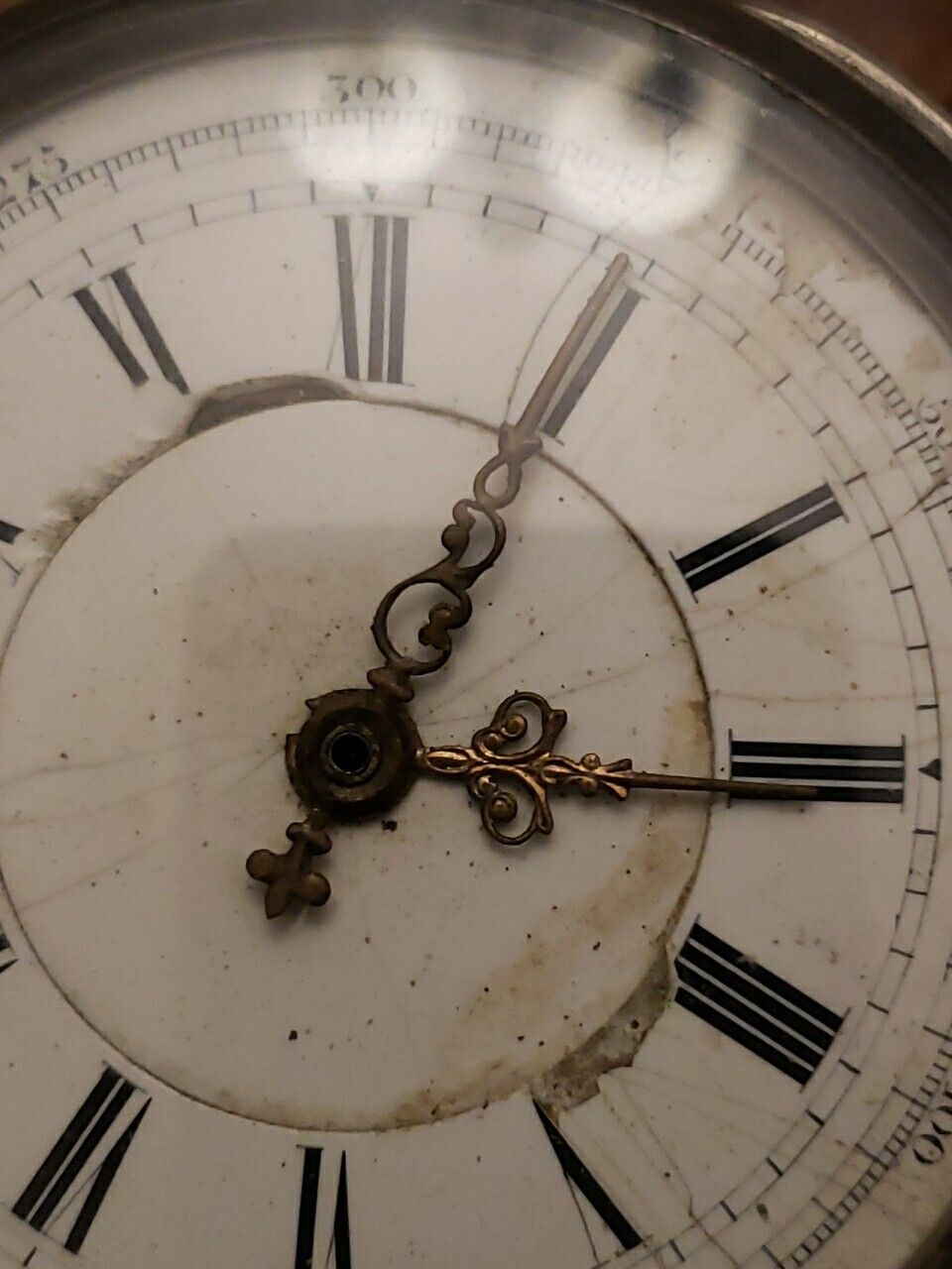 1800's George Willard Pocket Watch Birmingham English Sterling Silver Works