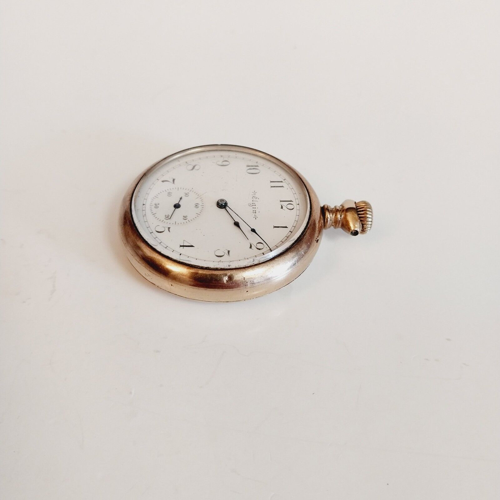 Antique Elgin Pocket Watch Circa 1800s NEEDS REPAIR PARTS 8613246 