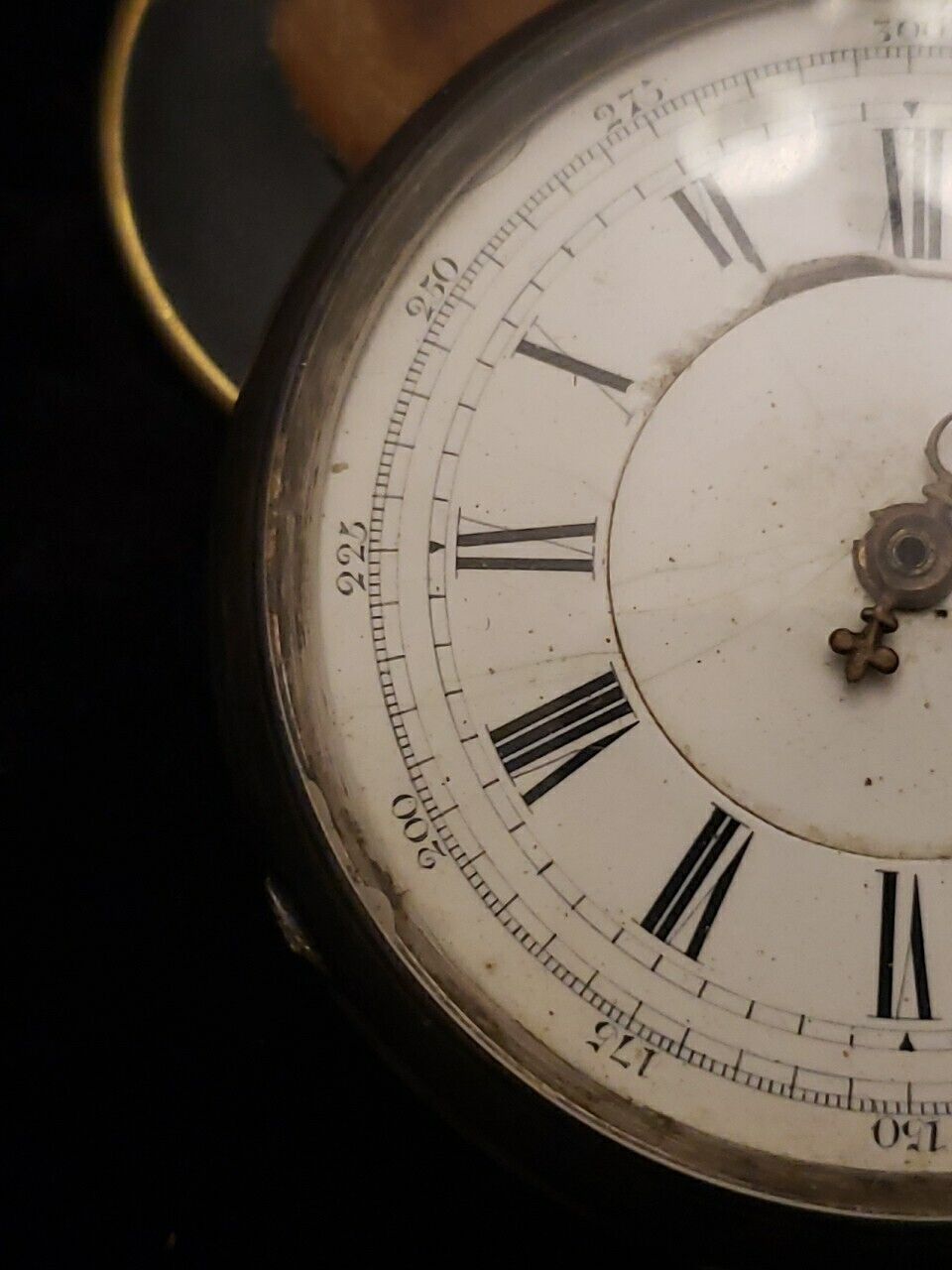 1800's George Willard Pocket Watch Birmingham English Sterling Silver Works