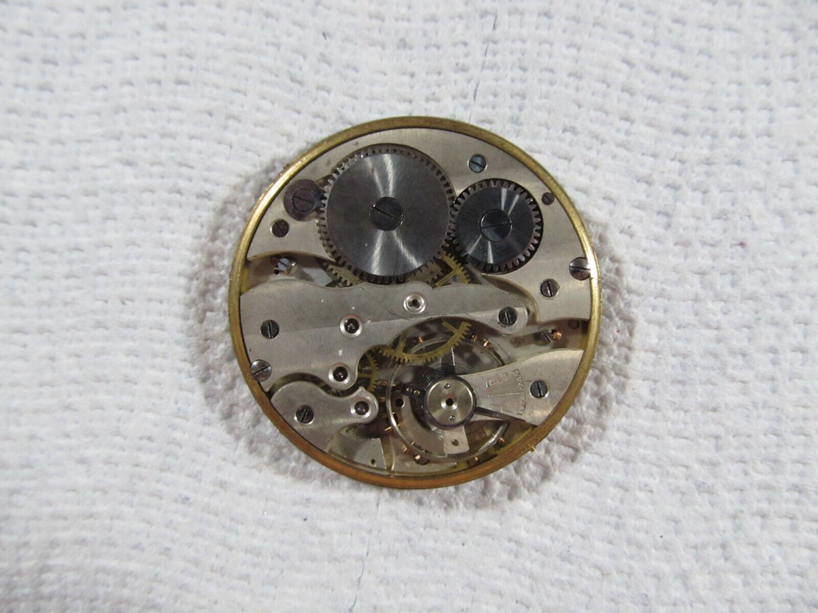 Early 1900's antique Chronometre Tegra, size 16, Pocket Watch movement for parts