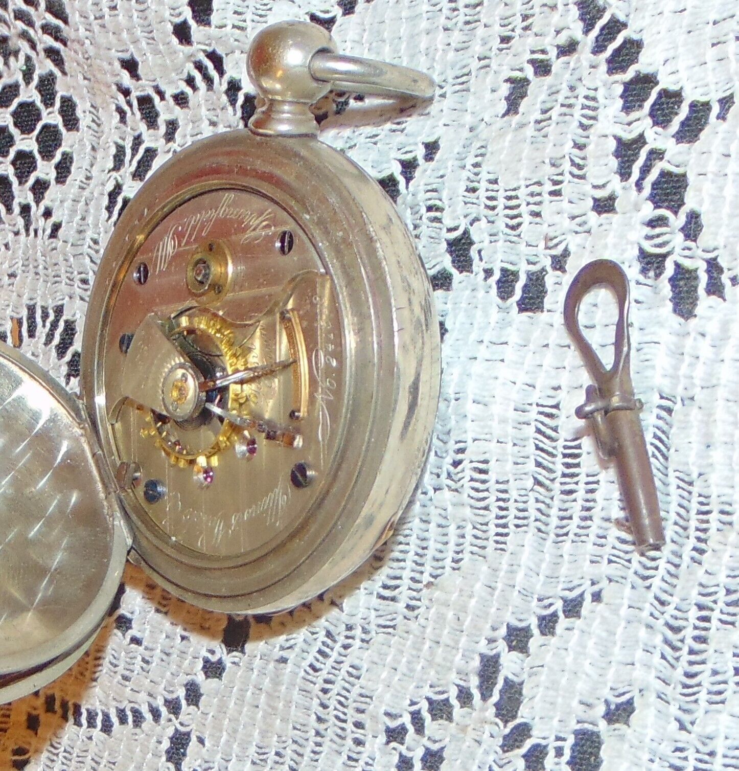 Illinois Early 1900'S Mason Key Wind Pocket Watch-WORKING CONDITION W KEY