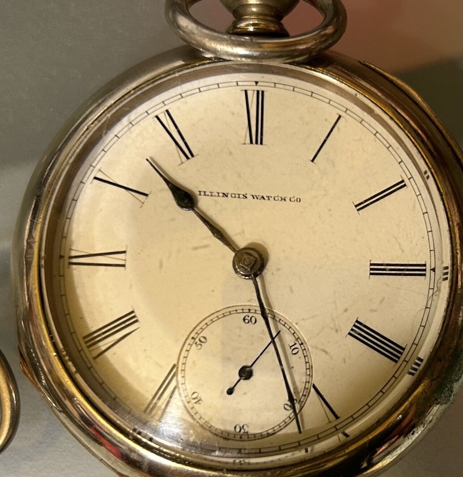 Illinois Early 1900'S Mason Key Wind Pocket Watch-WORKING CONDITION W KEY