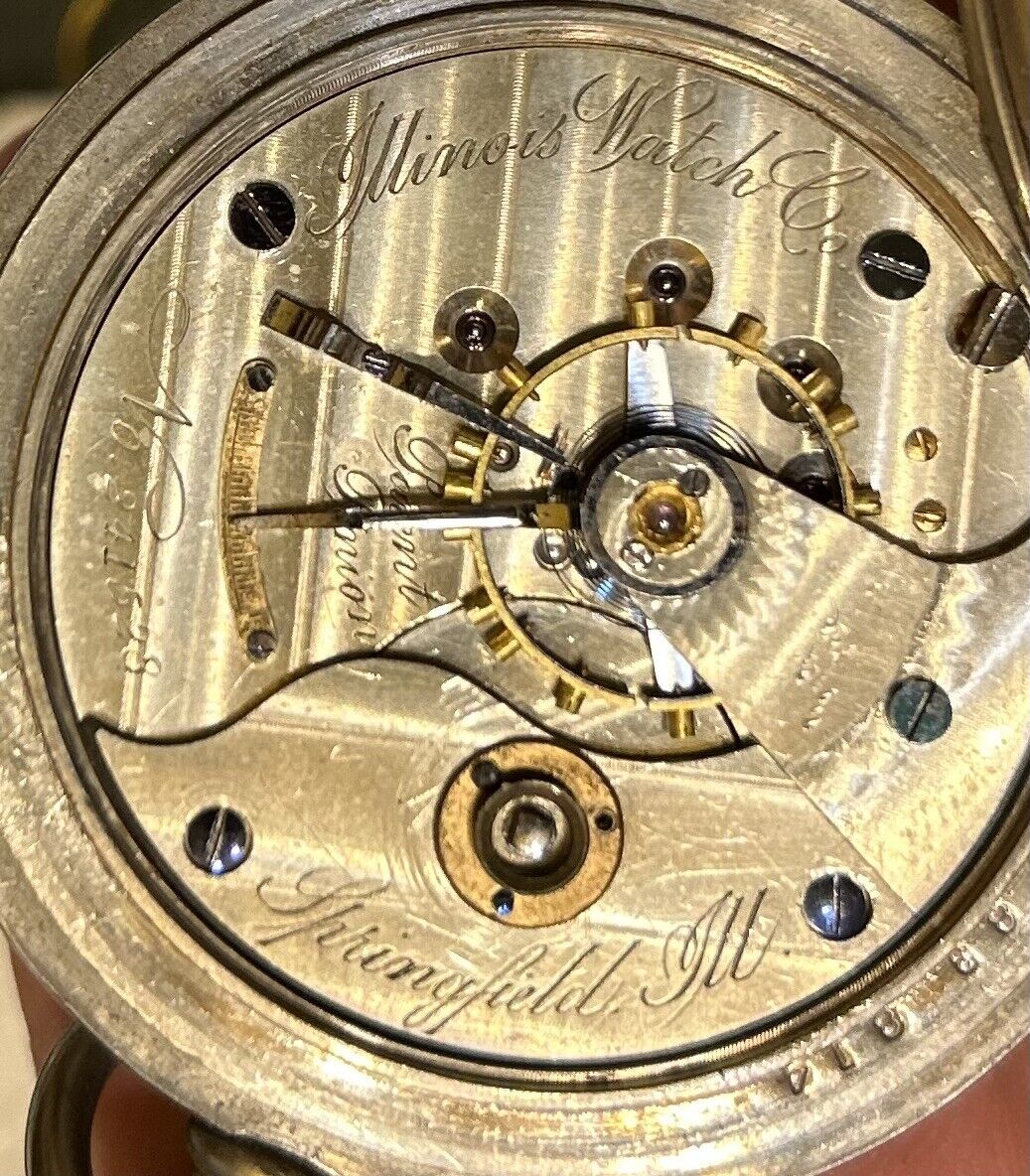 Illinois Early 1900'S Mason Key Wind Pocket Watch-WORKING CONDITION W KEY