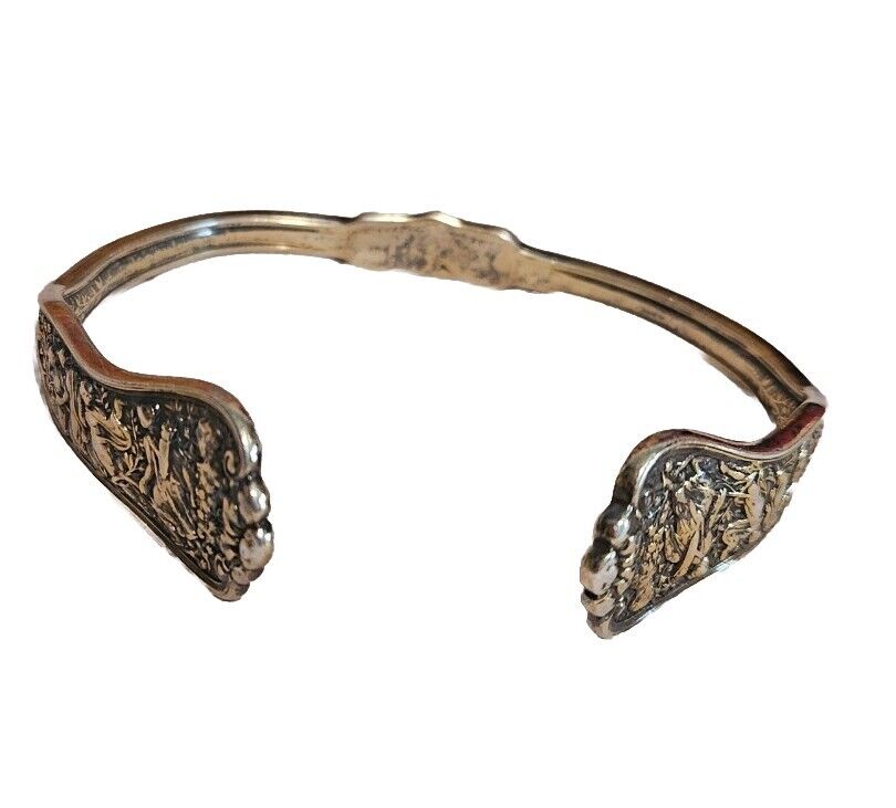 Antique Sterling Silver Spoon Braclet 1800s